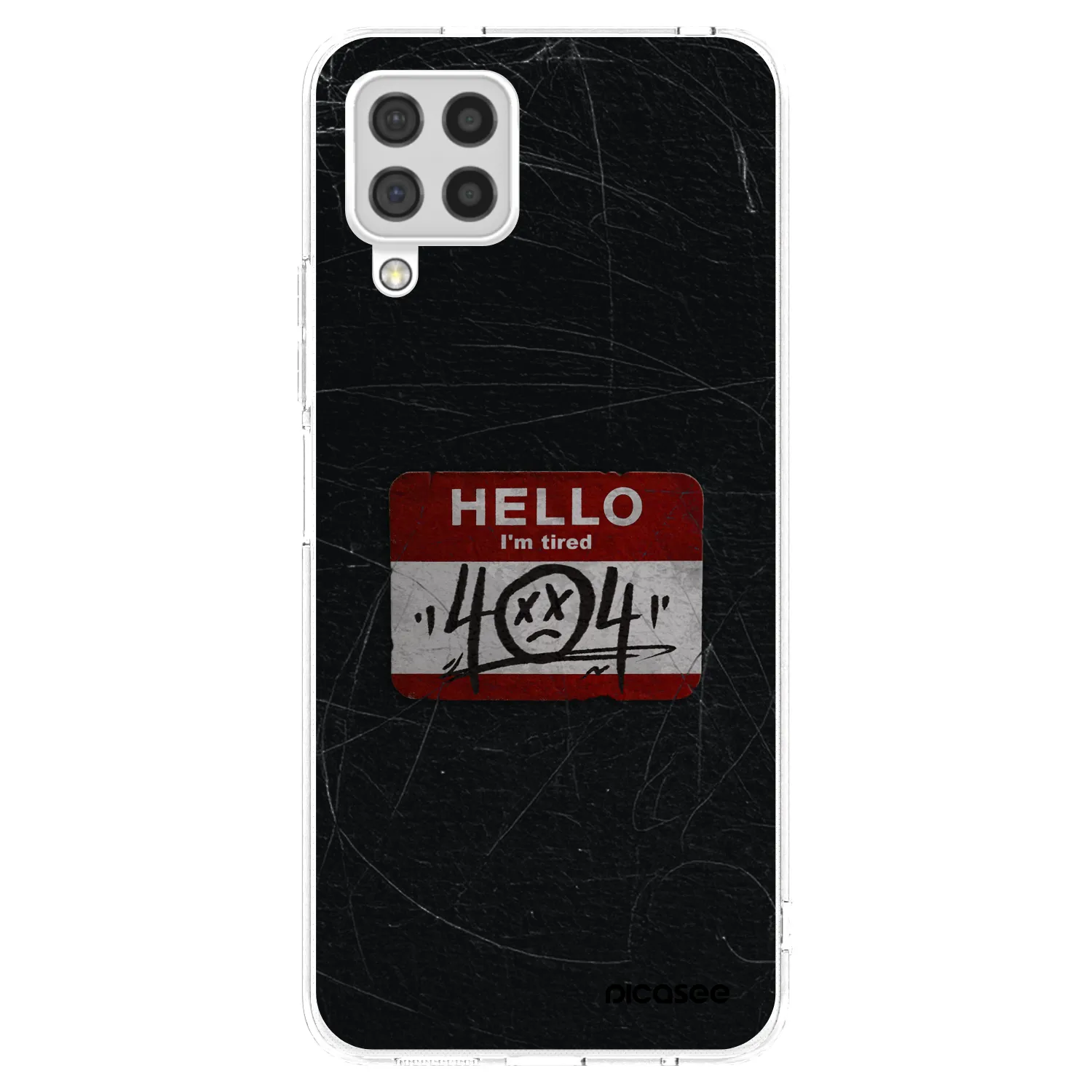 Picasee διαφανής θήκη σιλικόνης Samsung Galaxy A22 A225F 4G - HELLO 404