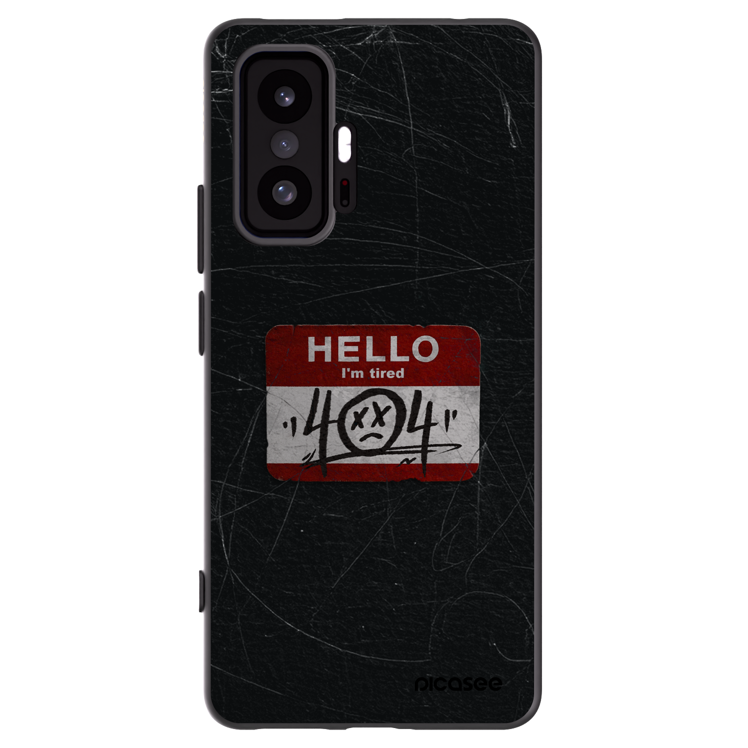 Picasee Μαύρη θήκη σιλικόνης για Xiaomi 11T - HELLO 404