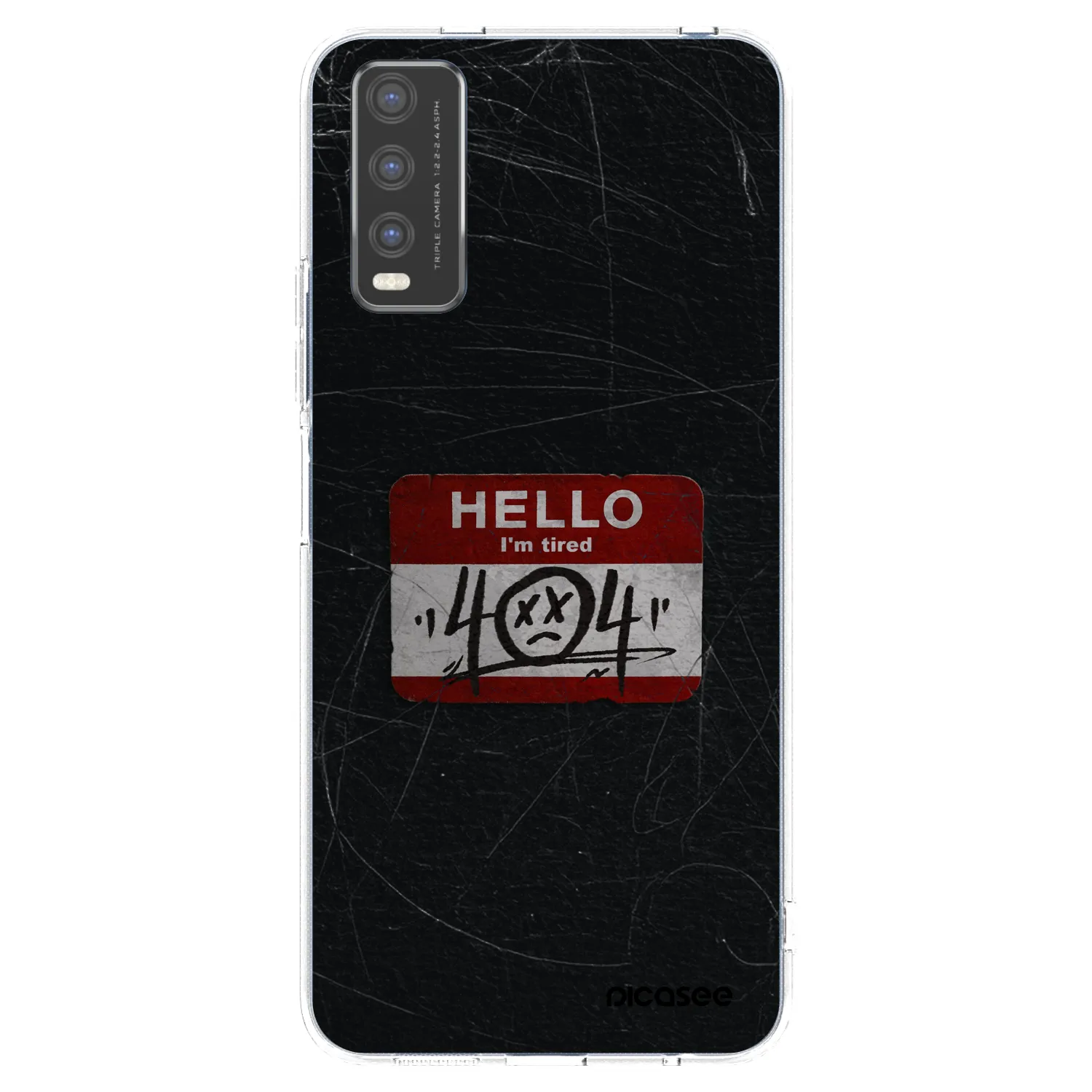 Picasee διαφανής θήκη σιλικόνης Vivo Y20s - HELLO 404