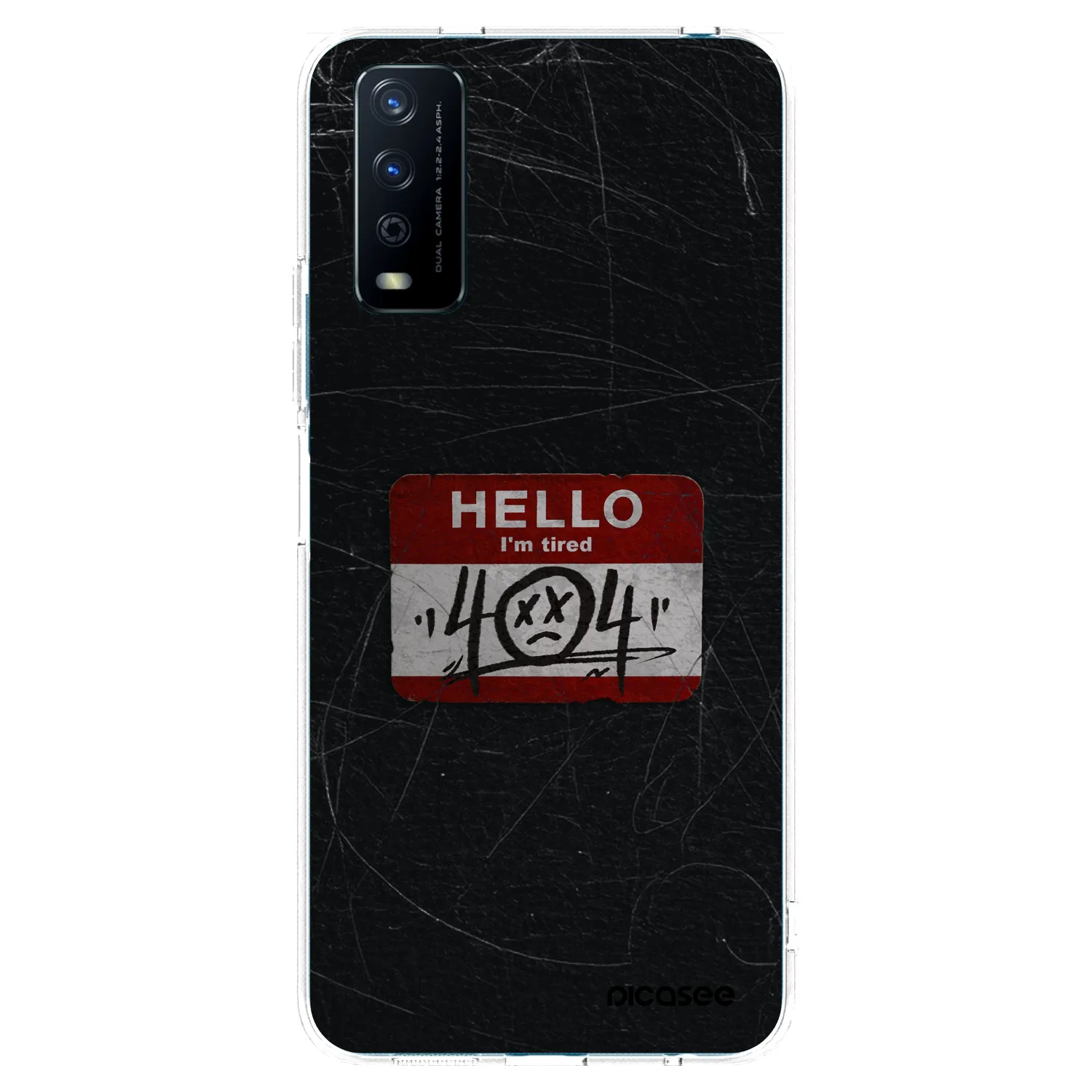 Picasee διαφανής θήκη σιλικόνης Vivo Y11s - HELLO 404