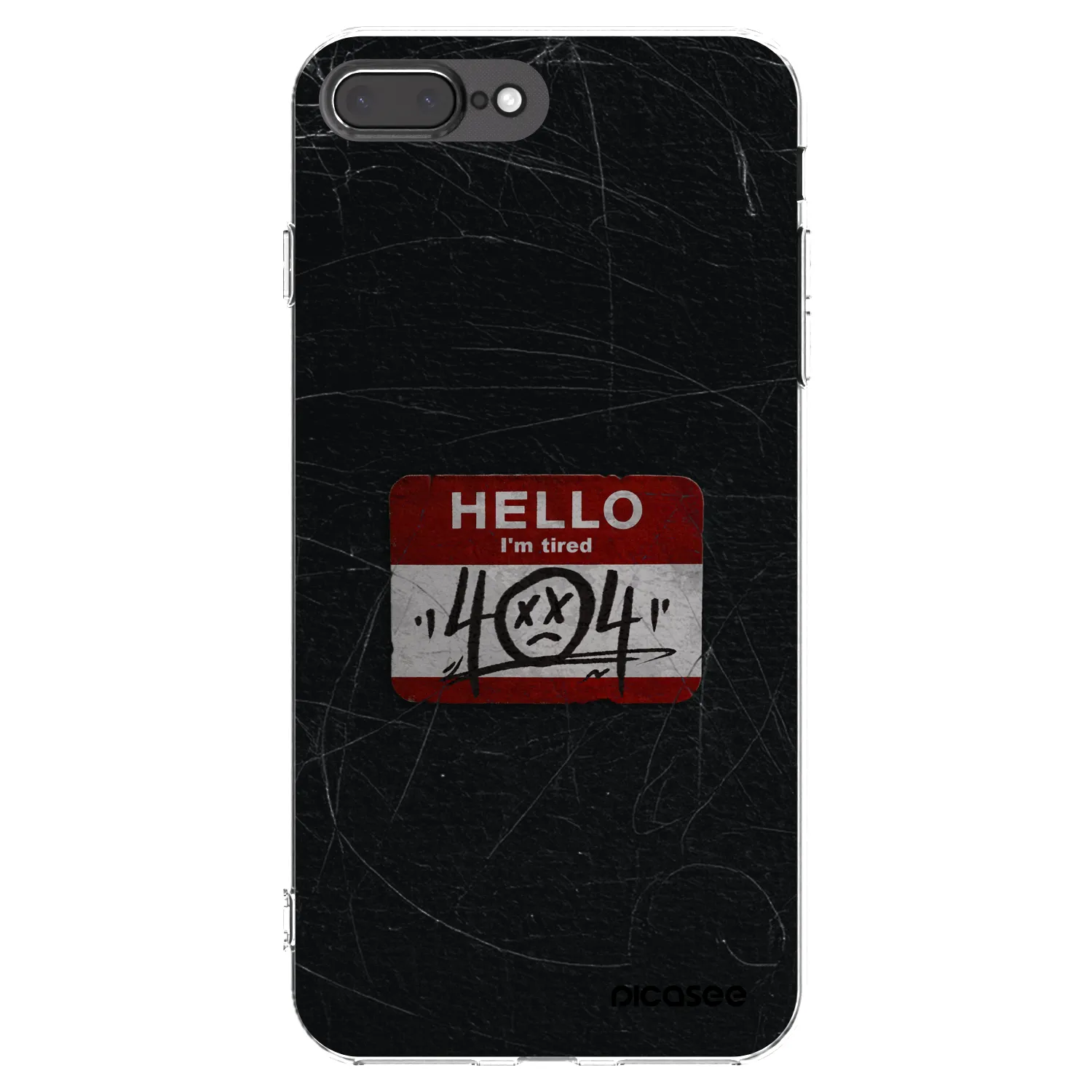 Picasee διαφανής θήκη σιλικόνης Apple iPhone 7 Plus - HELLO 404