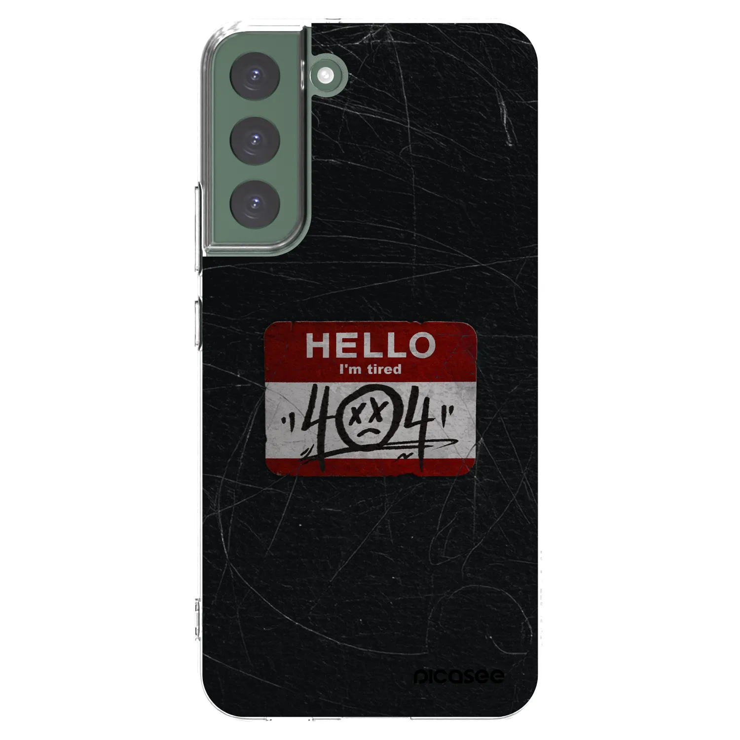 Picasee διαφανής θήκη σιλικόνης Samsung Galaxy S22+ 5G - HELLO 404