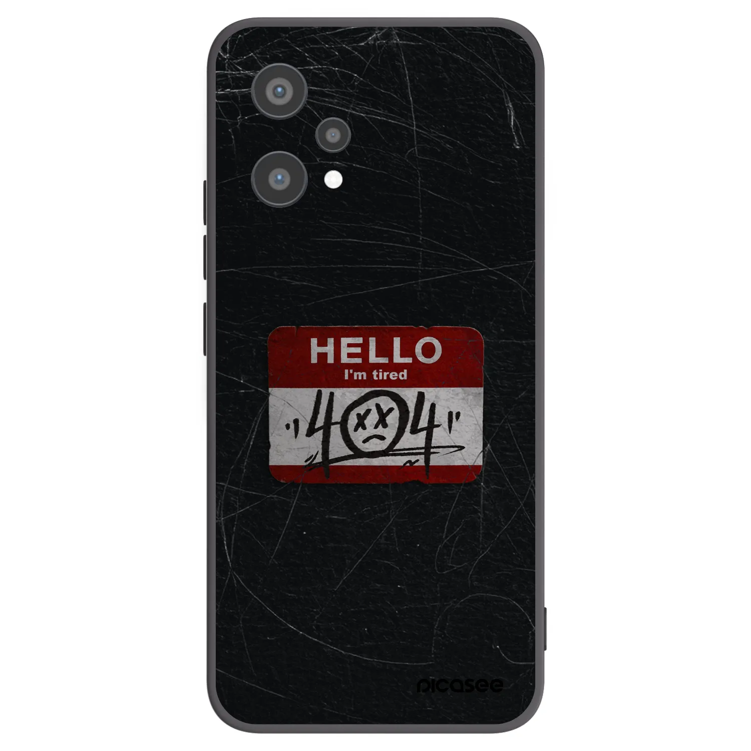 Picasee Μαύρη θήκη σιλικόνης για Realme 9 Pro 5G - HELLO 404