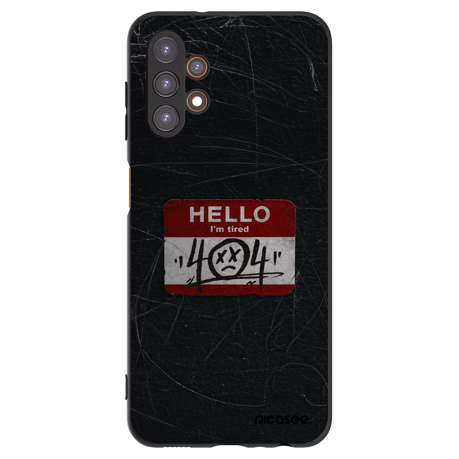 Picasee Μαύρη θήκη σιλικόνης για Samsung Galaxy A13 4G A135 - HELLO 404