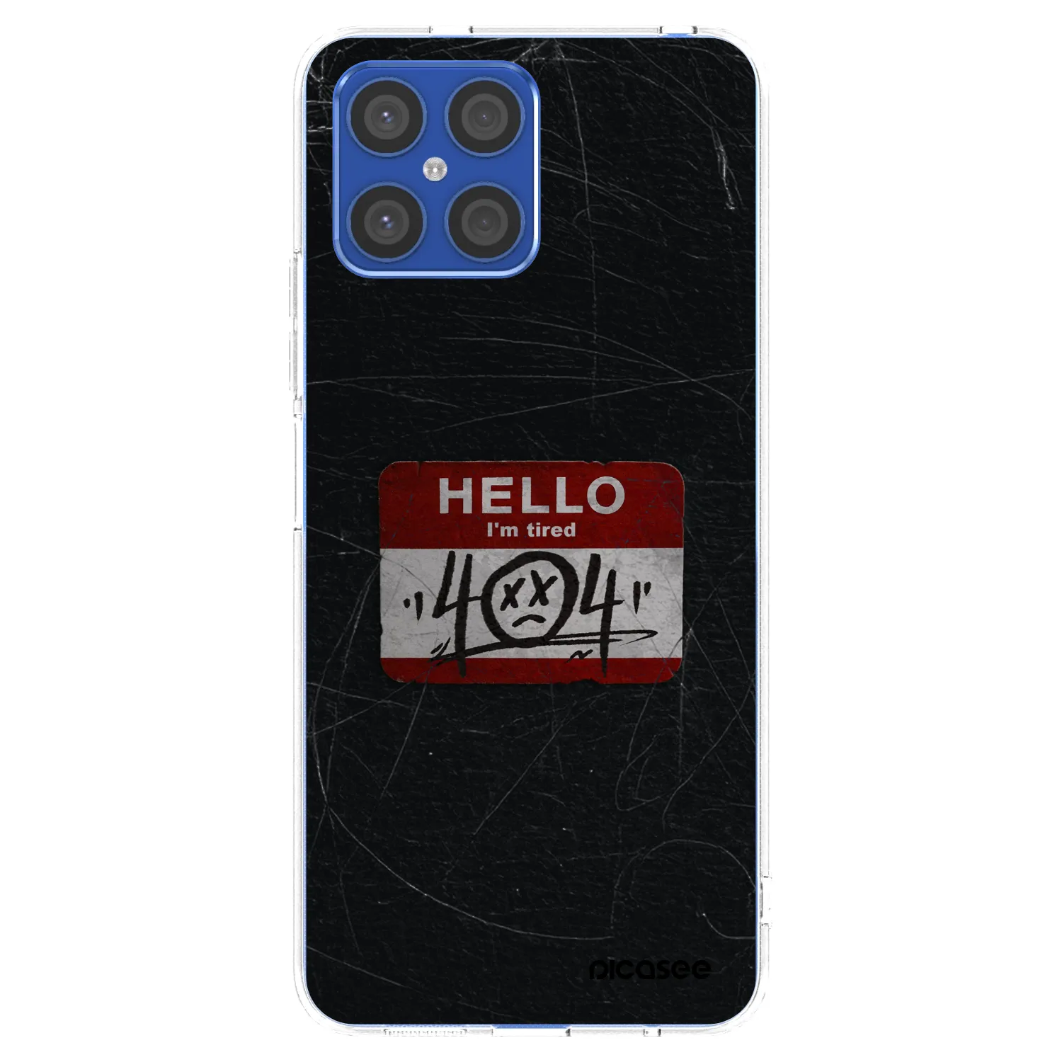 Picasee διαφανής θήκη σιλικόνης Honor X8 4G - HELLO 404