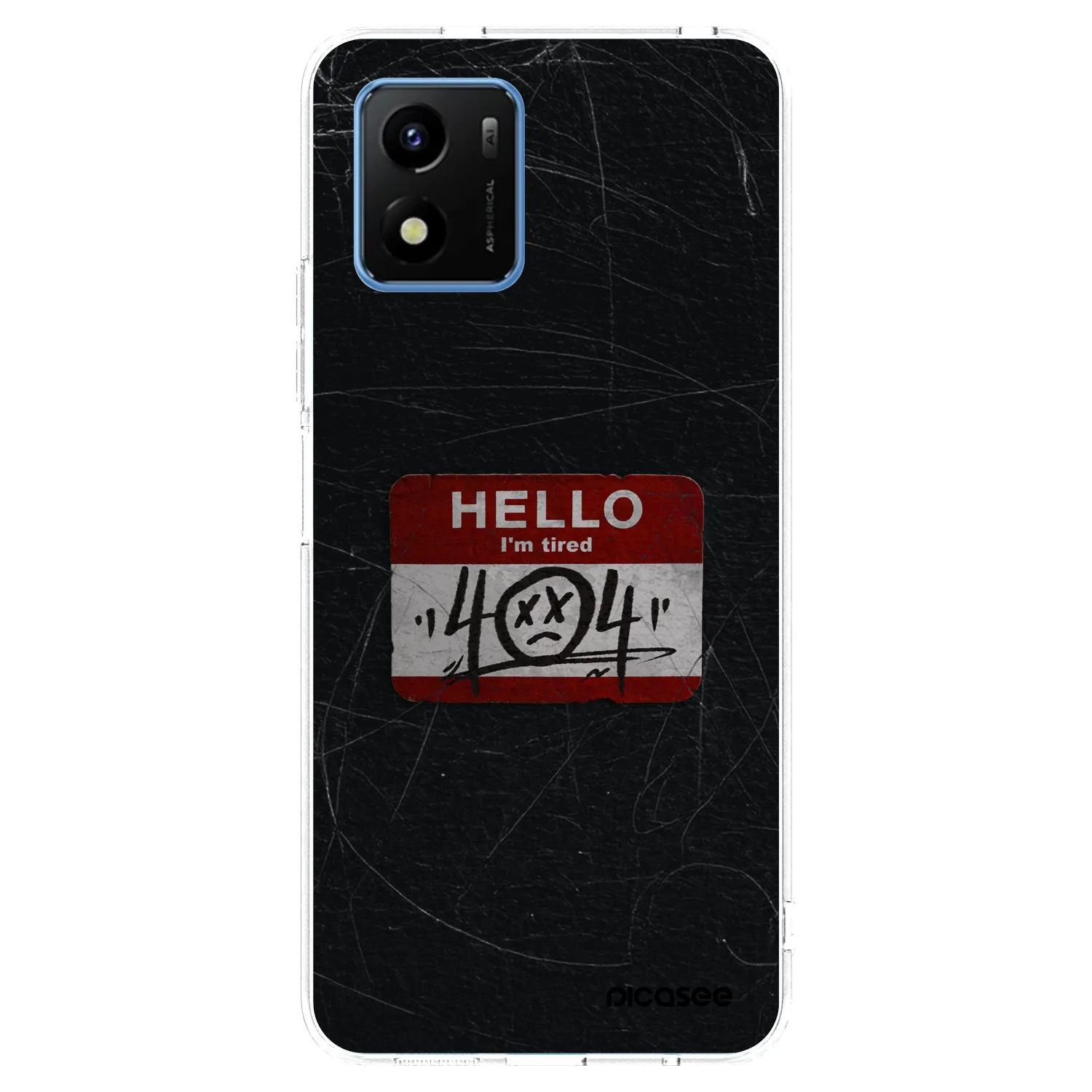 Picasee διαφανής θήκη σιλικόνης Vivo Y01 - HELLO 404