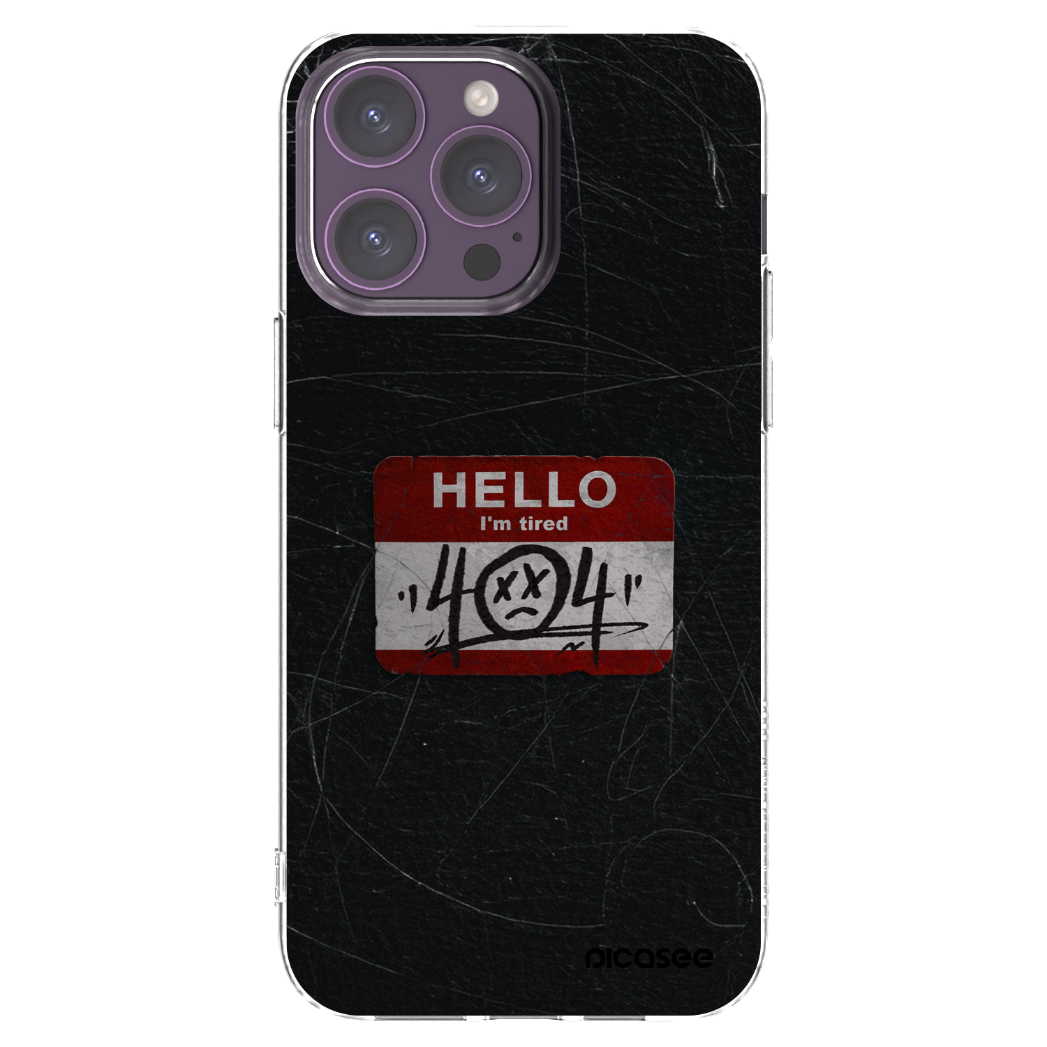 Picasee διαφανής θήκη σιλικόνης Apple iPhone 14 Pro Max - HELLO 404