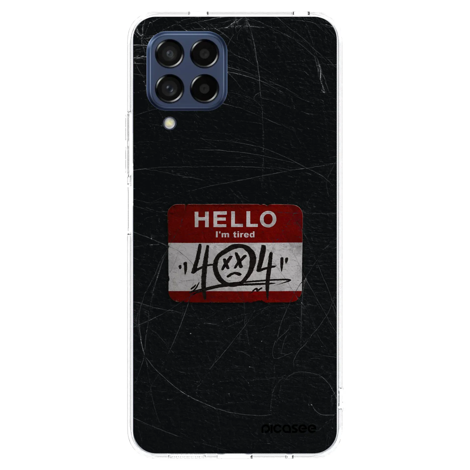 Picasee διαφανής θήκη σιλικόνης Samsung Galaxy M53 5G - HELLO 404