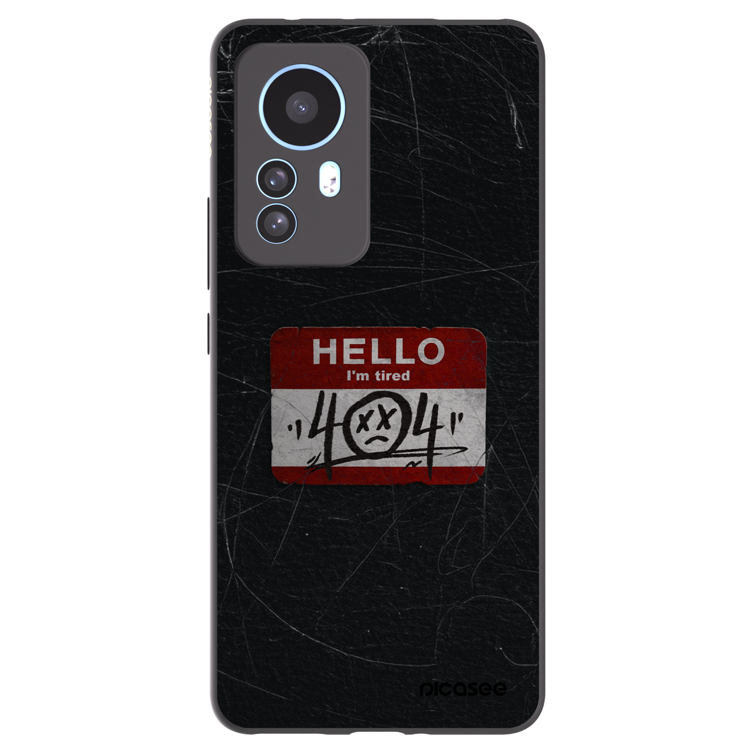 Picasee Μαύρη θήκη σιλικόνης για Xiaomi 12T Pro - HELLO 404