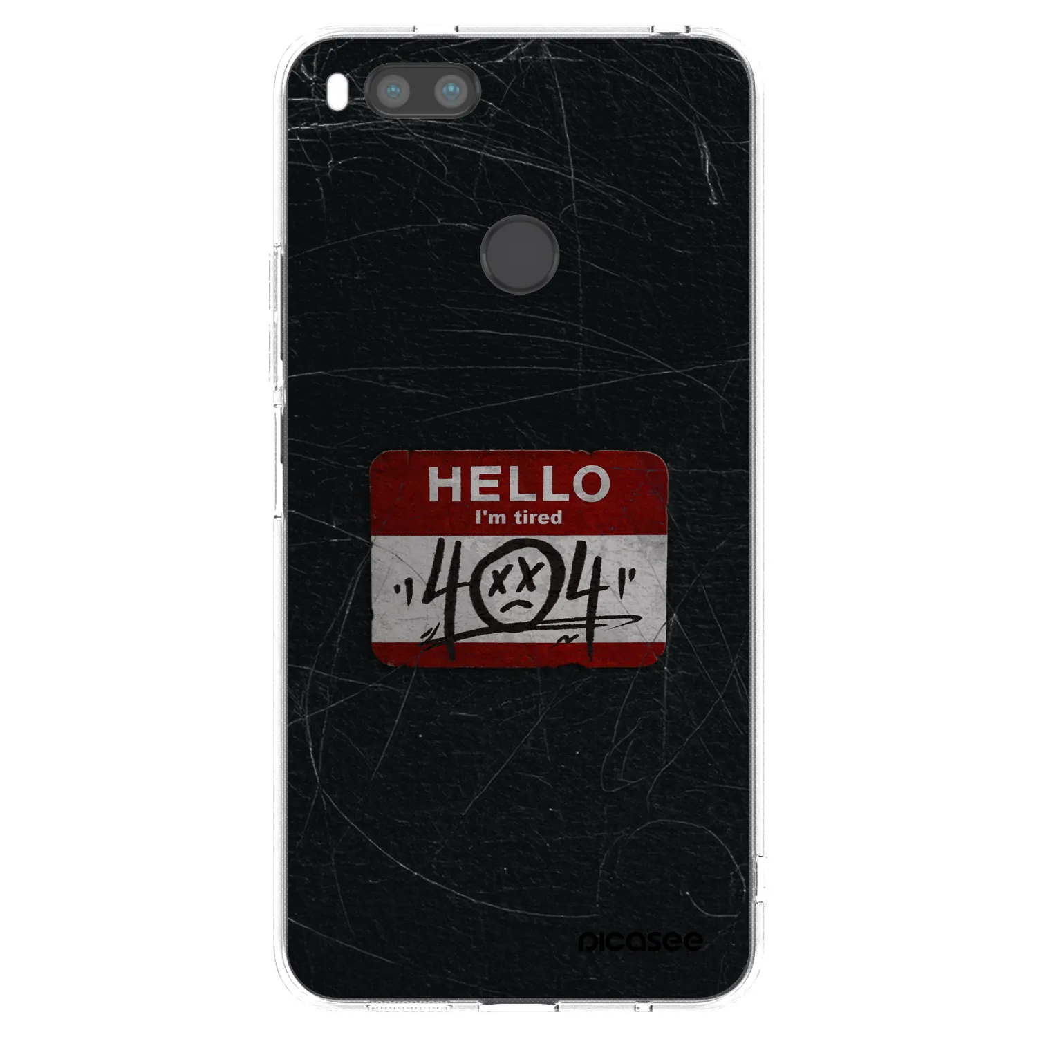 Picasee διαφανής θήκη σιλικόνης Xiaomi Redmi A1 - HELLO 404