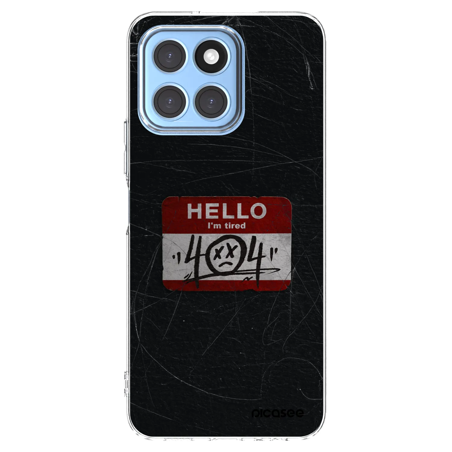 Picasee διαφανής θήκη σιλικόνης Honor X8 5G - HELLO 404