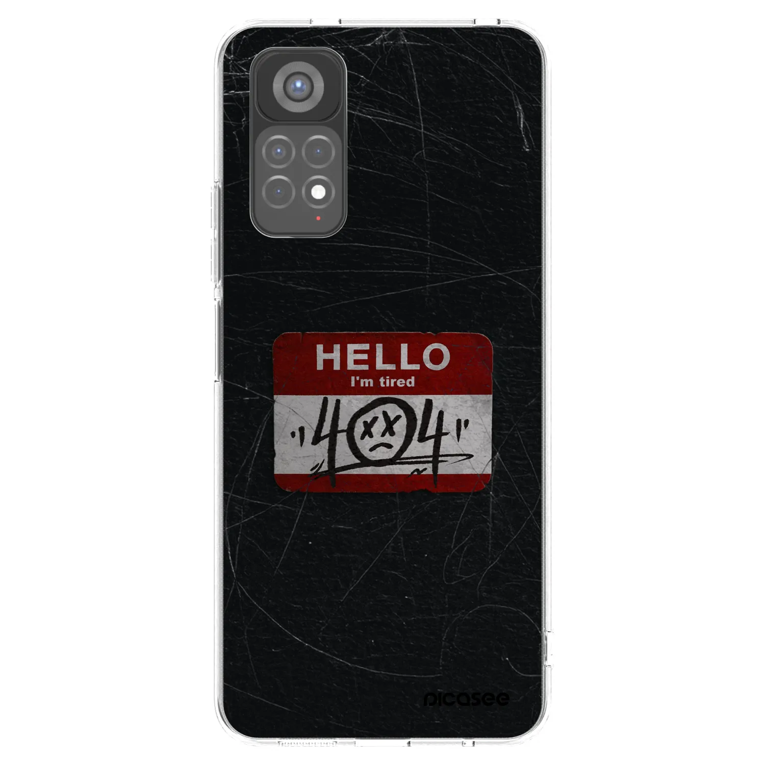 Picasee διαφανής θήκη σιλικόνης Xiaomi Redmi Note 11S 5G - HELLO 404