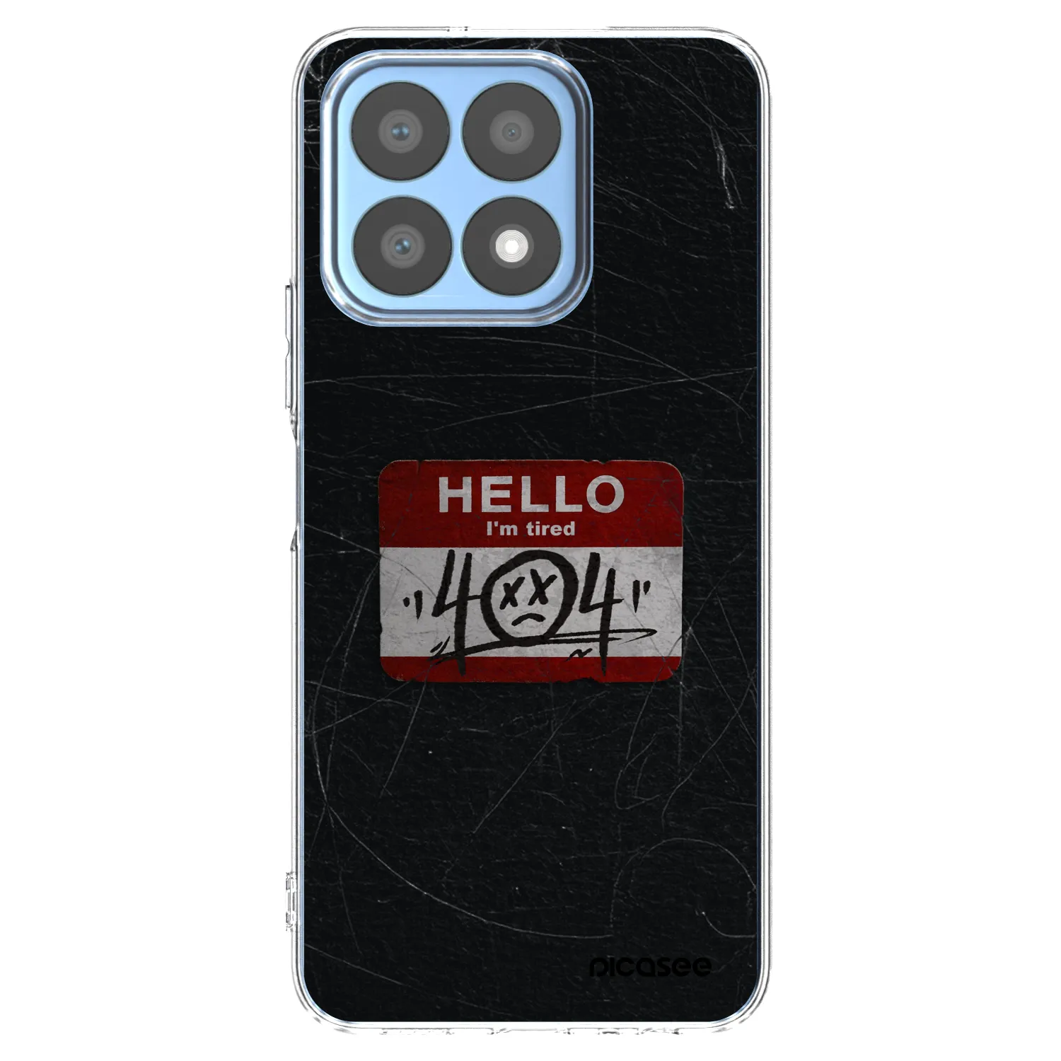 Picasee διαφανής θήκη σιλικόνης Honor X8a - HELLO 404