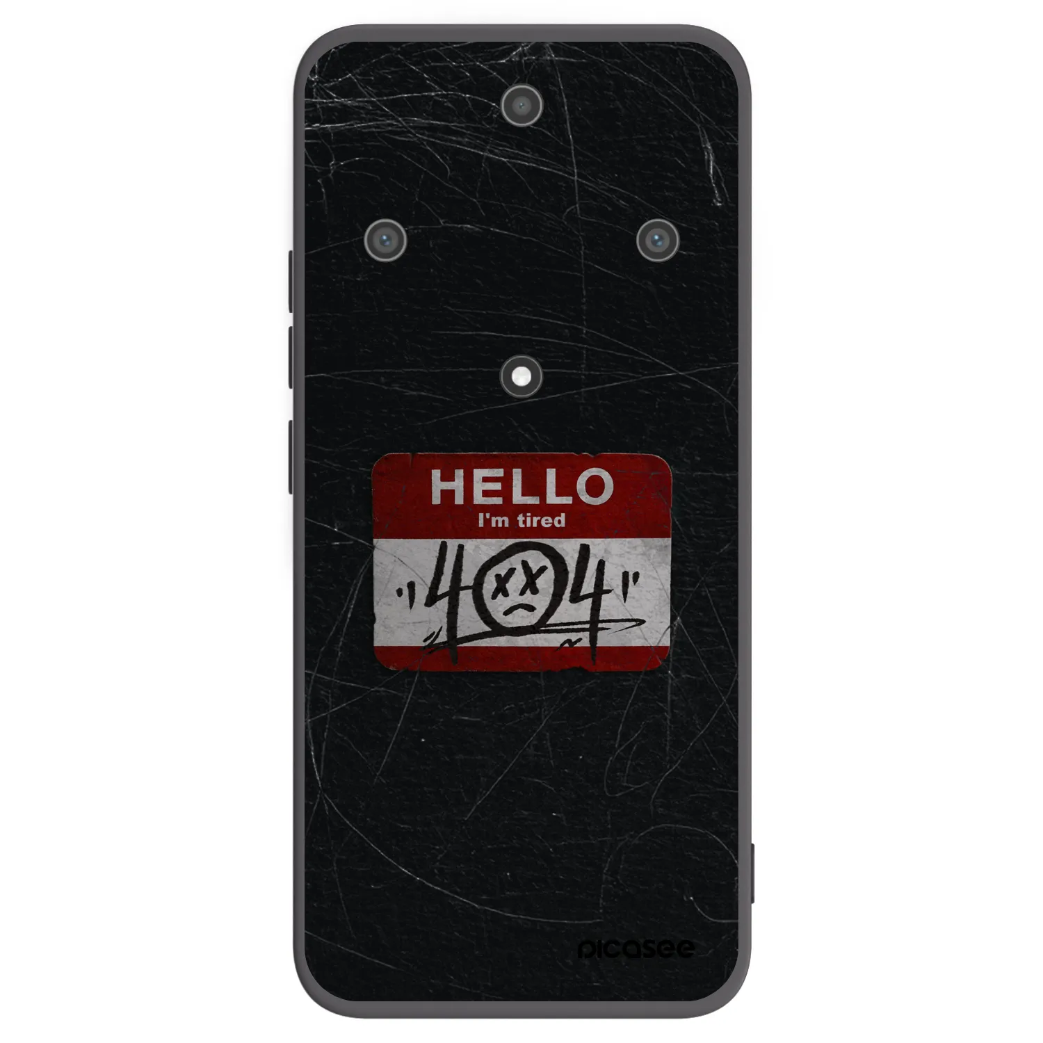 Picasee Μαύρη θήκη σιλικόνης για Honor Magic5 Lite 5G - HELLO 404