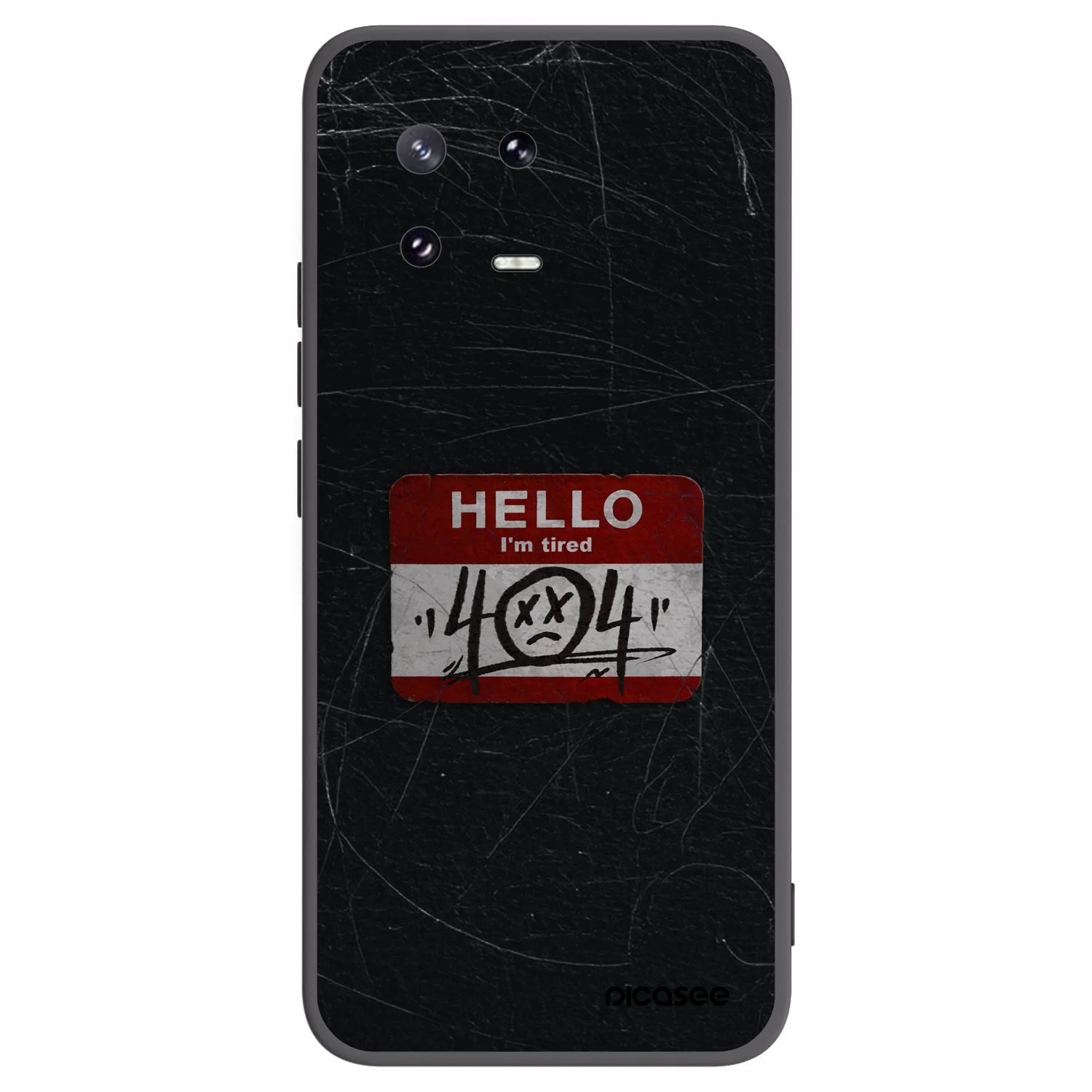 Picasee Μαύρη θήκη σιλικόνης για Xiaomi 13 Pro - HELLO 404