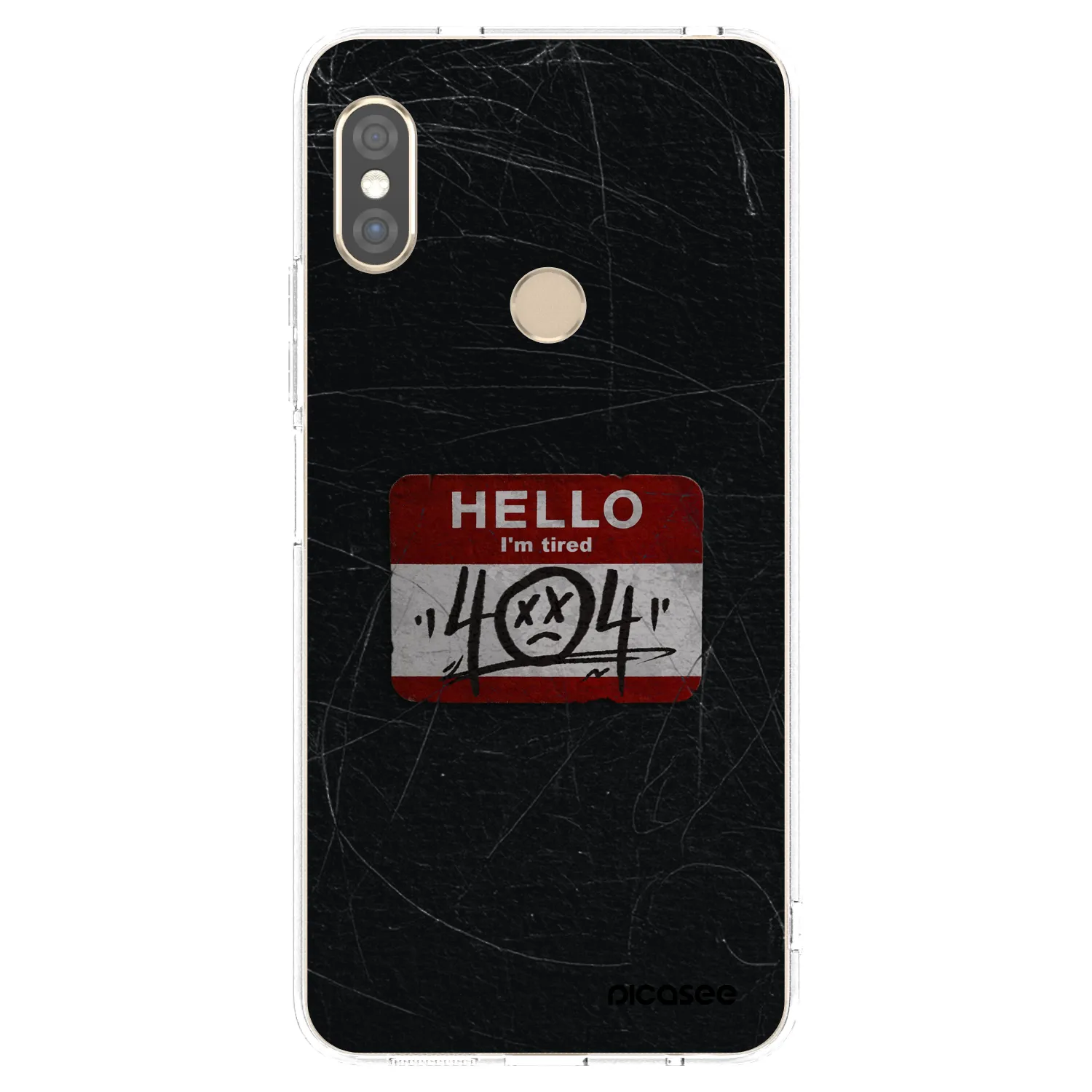 Picasee διαφανής θήκη σιλικόνης Xiaomi Redmi Note 5 Global - HELLO 404