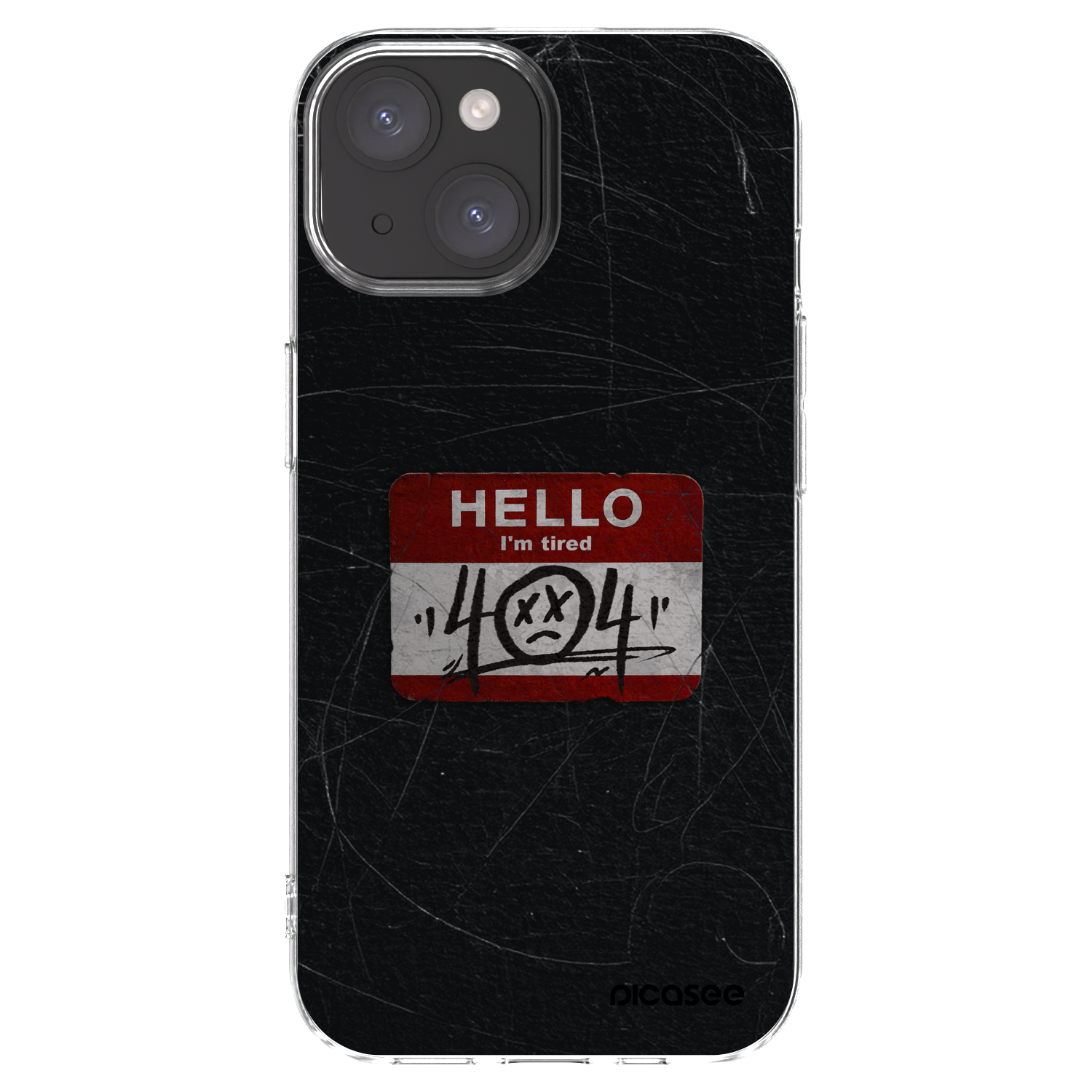 Picasee διαφανής θήκη σιλικόνης Apple iPhone 15 - HELLO 404