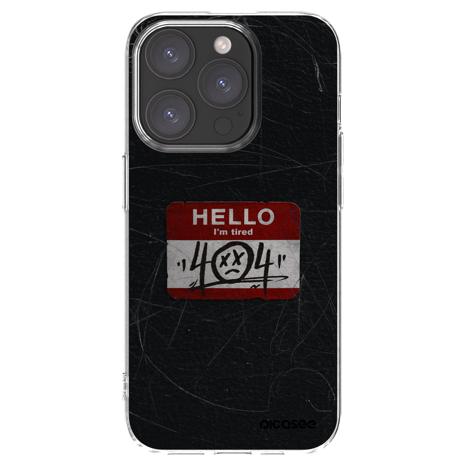 Picasee διαφανής θήκη σιλικόνης Apple iPhone 15 Pro - HELLO 404