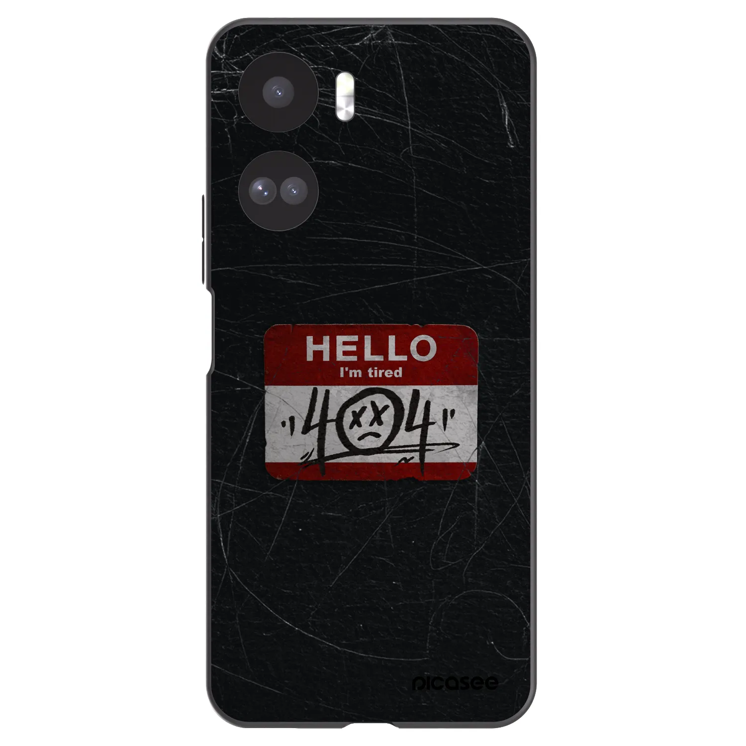 Picasee Μαύρη θήκη σιλικόνης για Honor 90 Lite 5G - HELLO 404