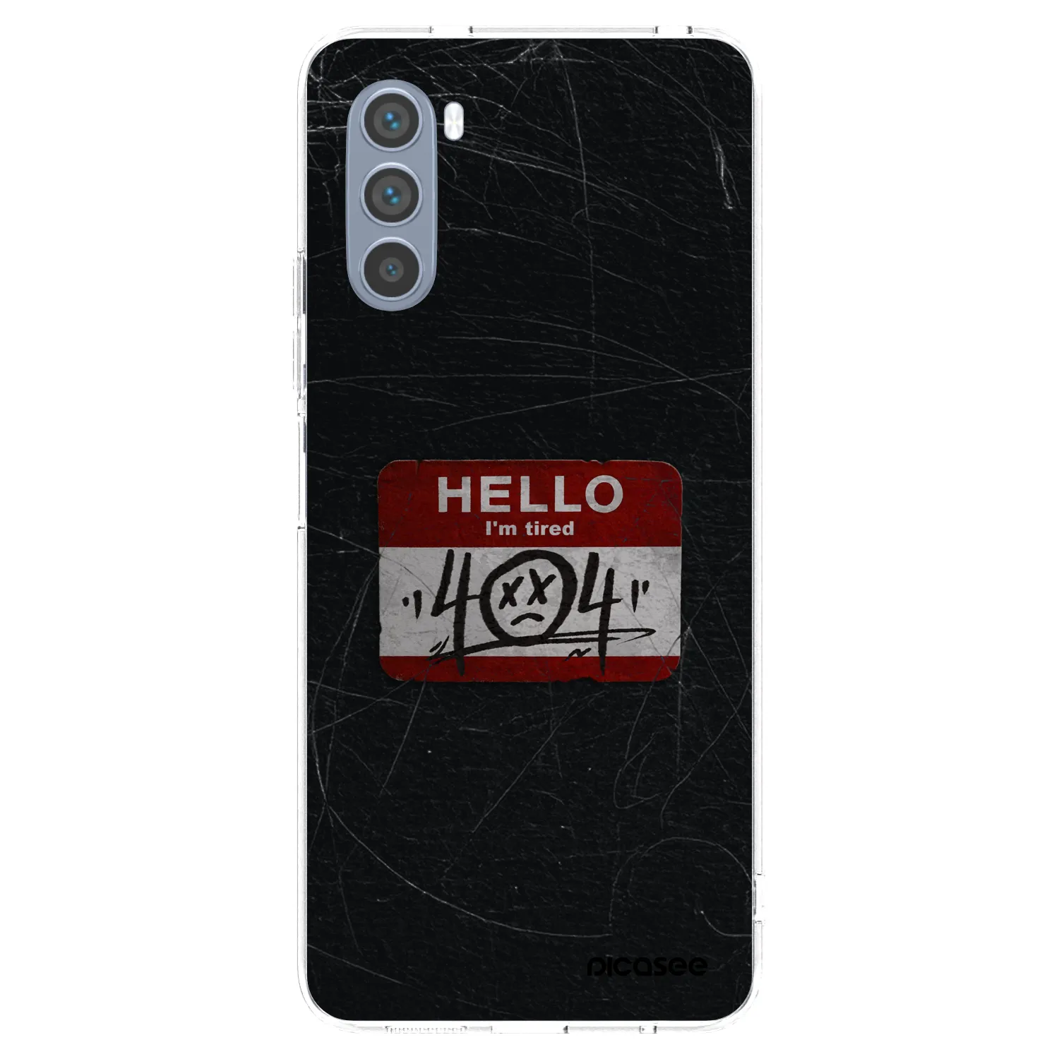 Picasee διαφανής θήκη σιλικόνης Motorola Moto G62 - HELLO 404