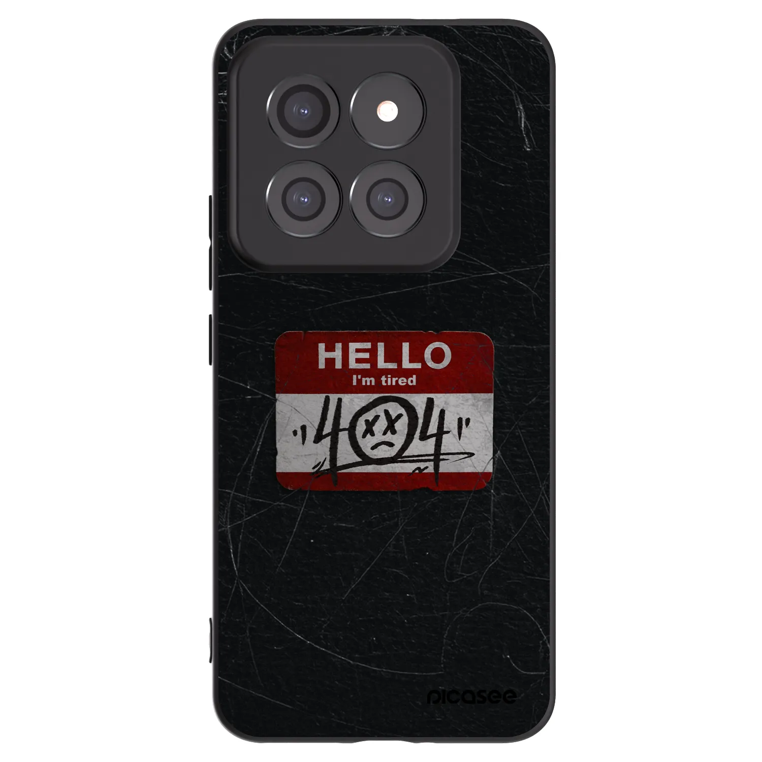 Picasee Μαύρη θήκη σιλικόνης για Xiaomi 14 Pro - HELLO 404
