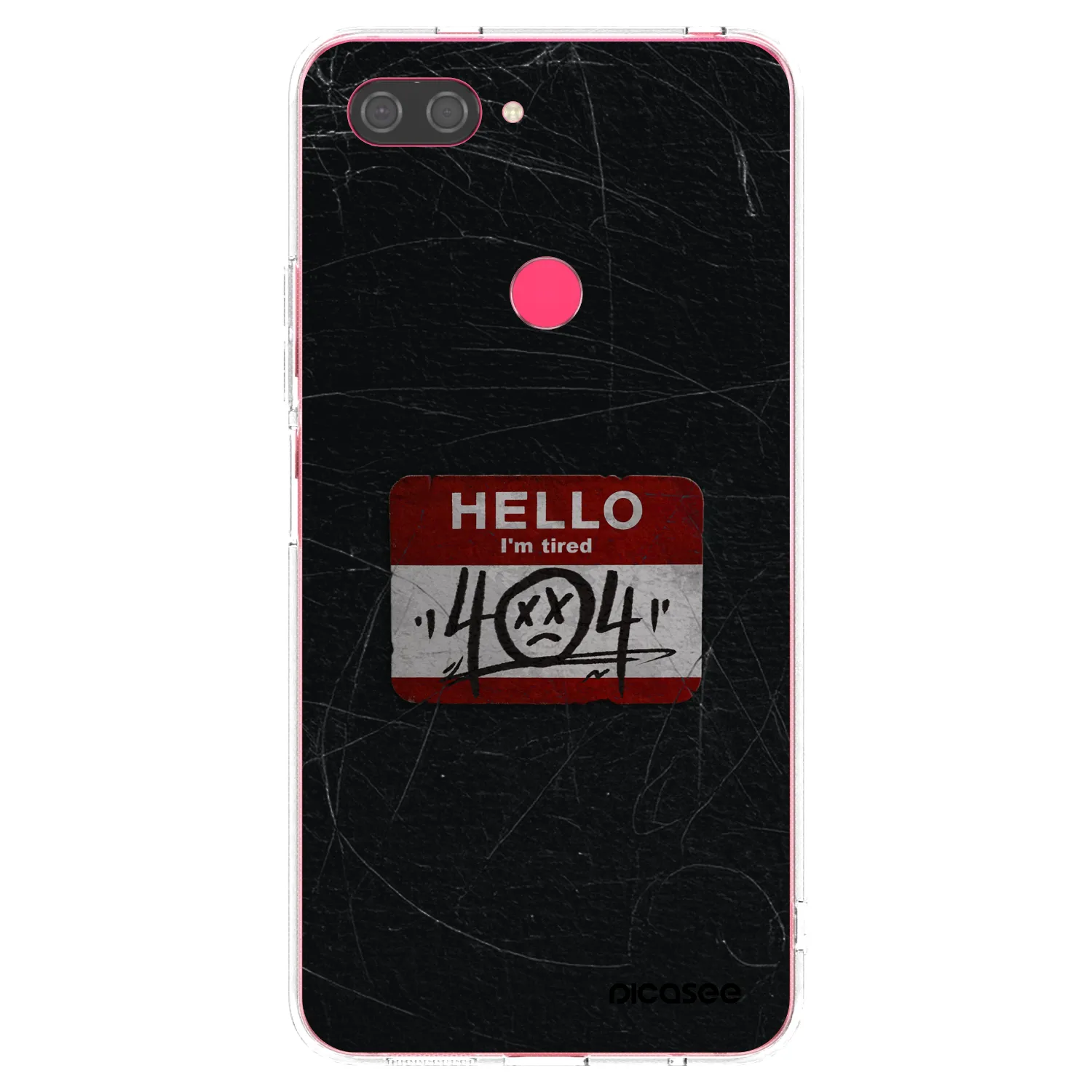 Picasee διαφανής θήκη σιλικόνης Xiaomi Mi 8 Lite - HELLO 404