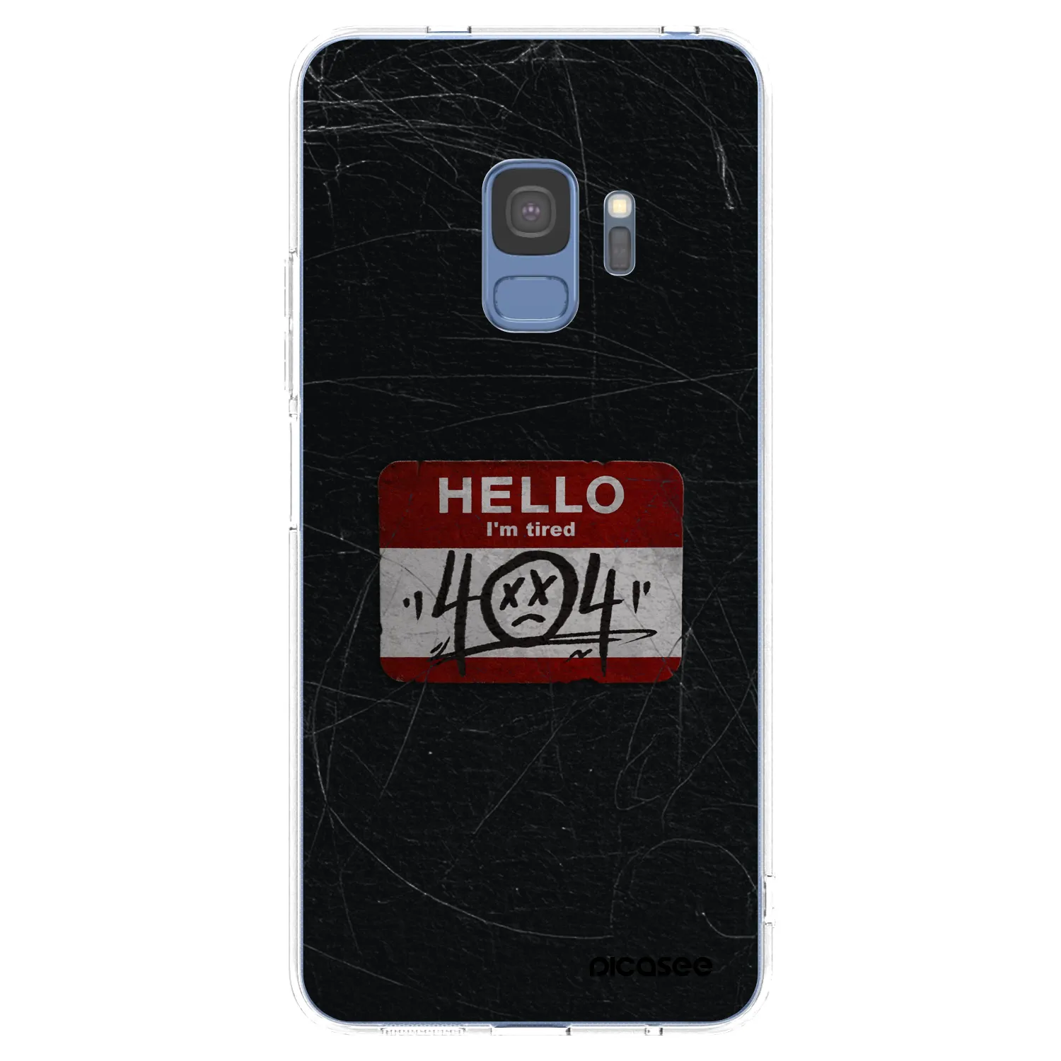 Picasee διαφανής θήκη σιλικόνης Samsung Galaxy S9 G960F - HELLO 404
