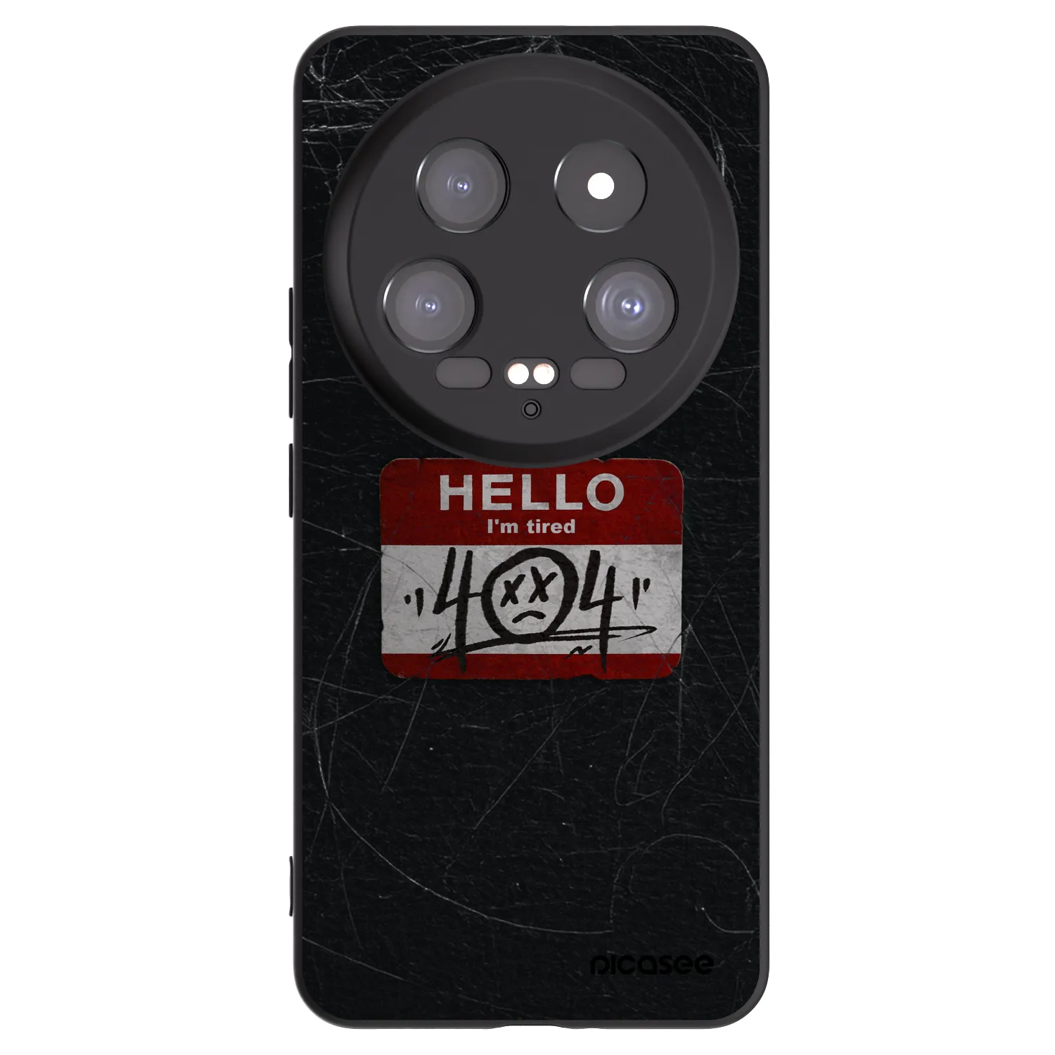 Picasee Μαύρη θήκη σιλικόνης για Xiaomi 14 Ultra - HELLO 404