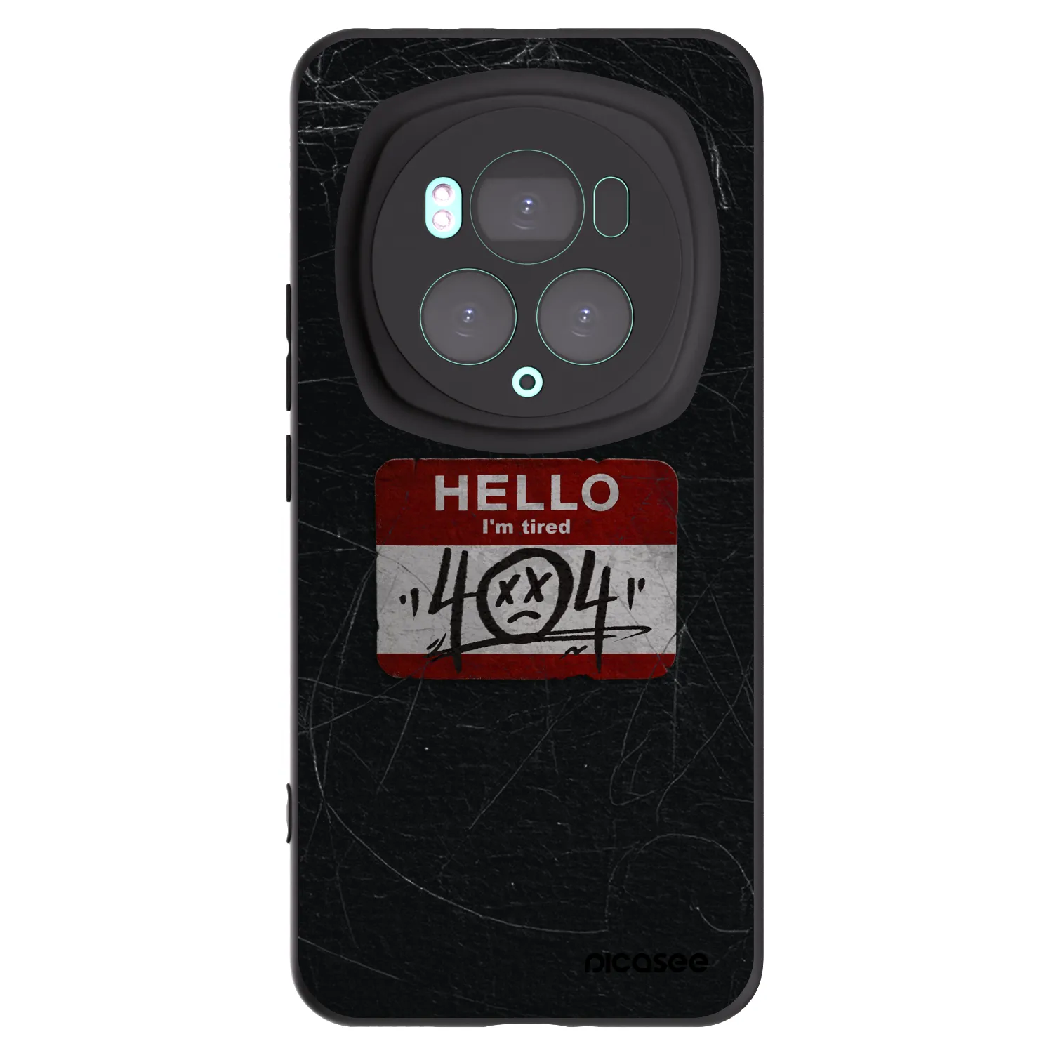Picasee Μαύρη θήκη σιλικόνης για Honor Magic6 Pro - HELLO 404