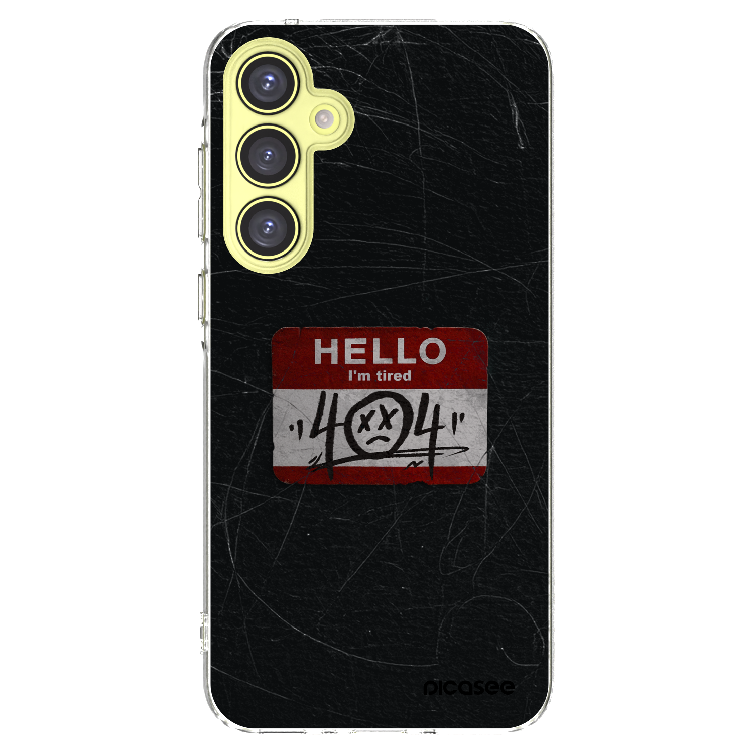 Picasee διαφανής θήκη σιλικόνης Samsung Galaxy A35 5G A356B - HELLO 404