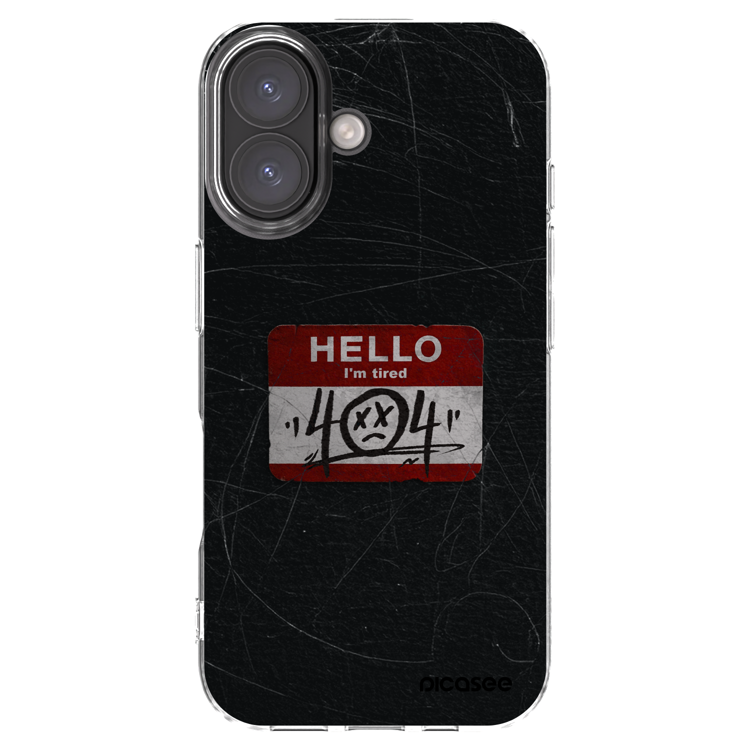 Picasee διαφανής θήκη σιλικόνης Apple iPhone 16 - HELLO 404
