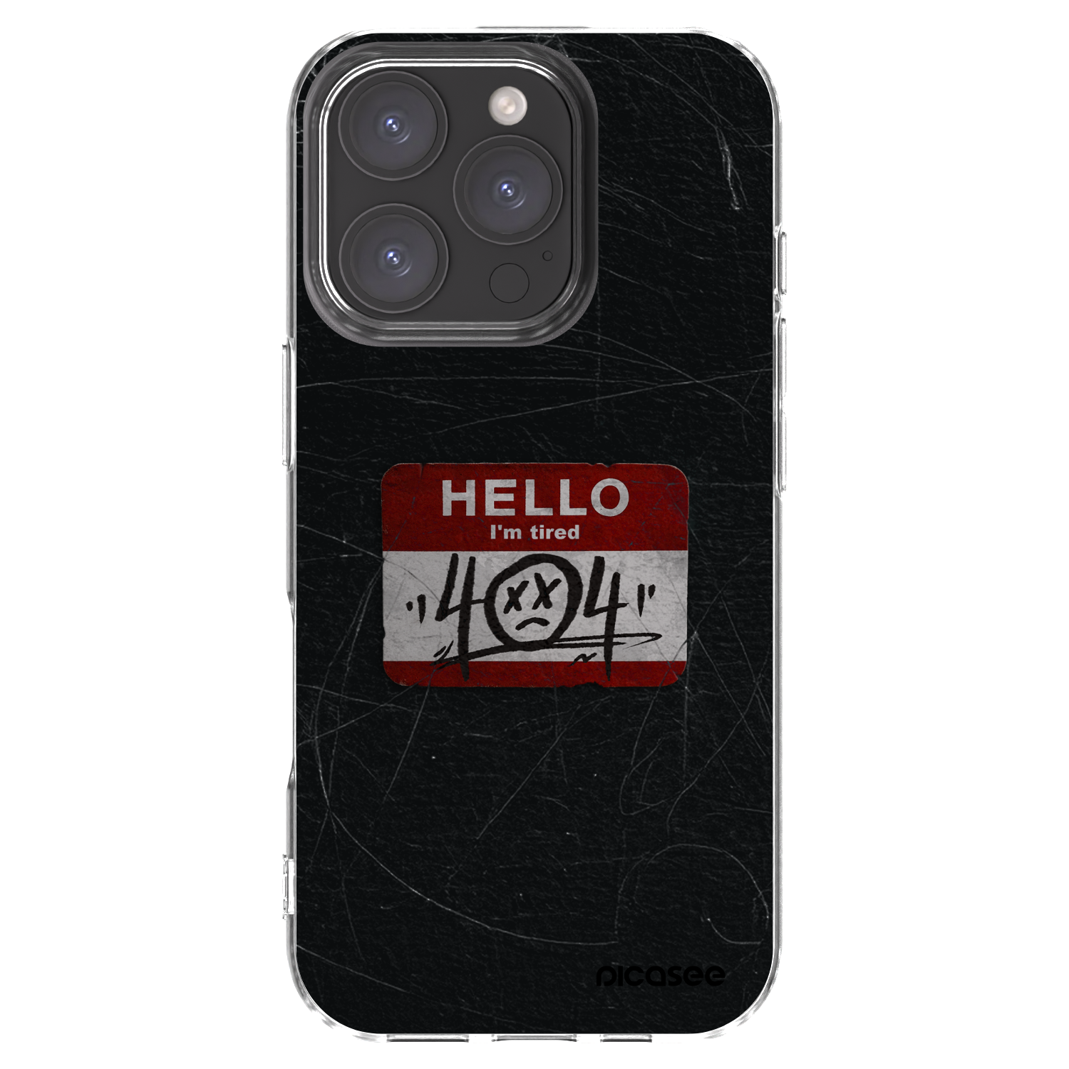 Picasee διαφανής θήκη σιλικόνης Apple iPhone 16 Pro - HELLO 404