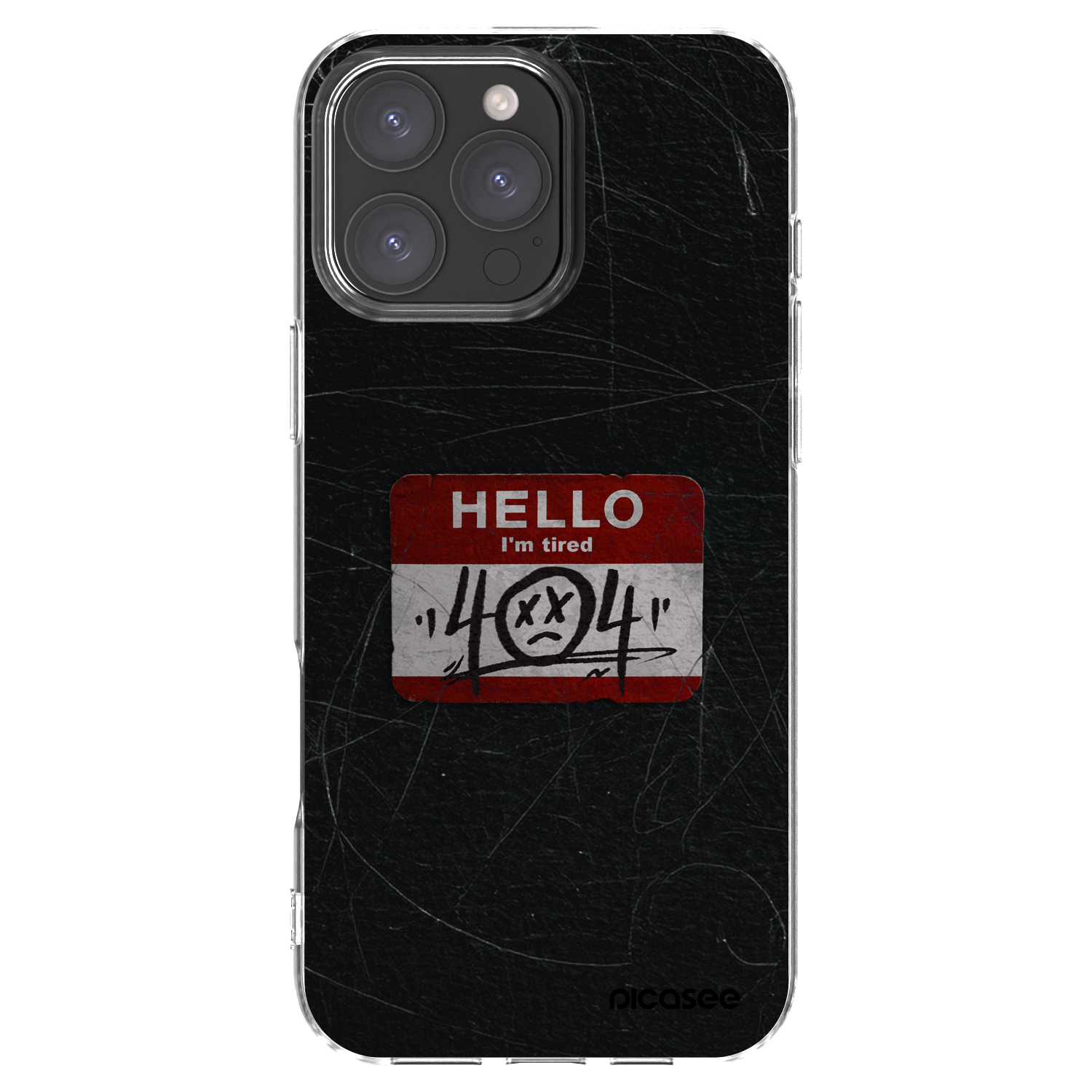 Picasee διαφανής θήκη σιλικόνης Apple iPhone 16 Pro Max - HELLO 404