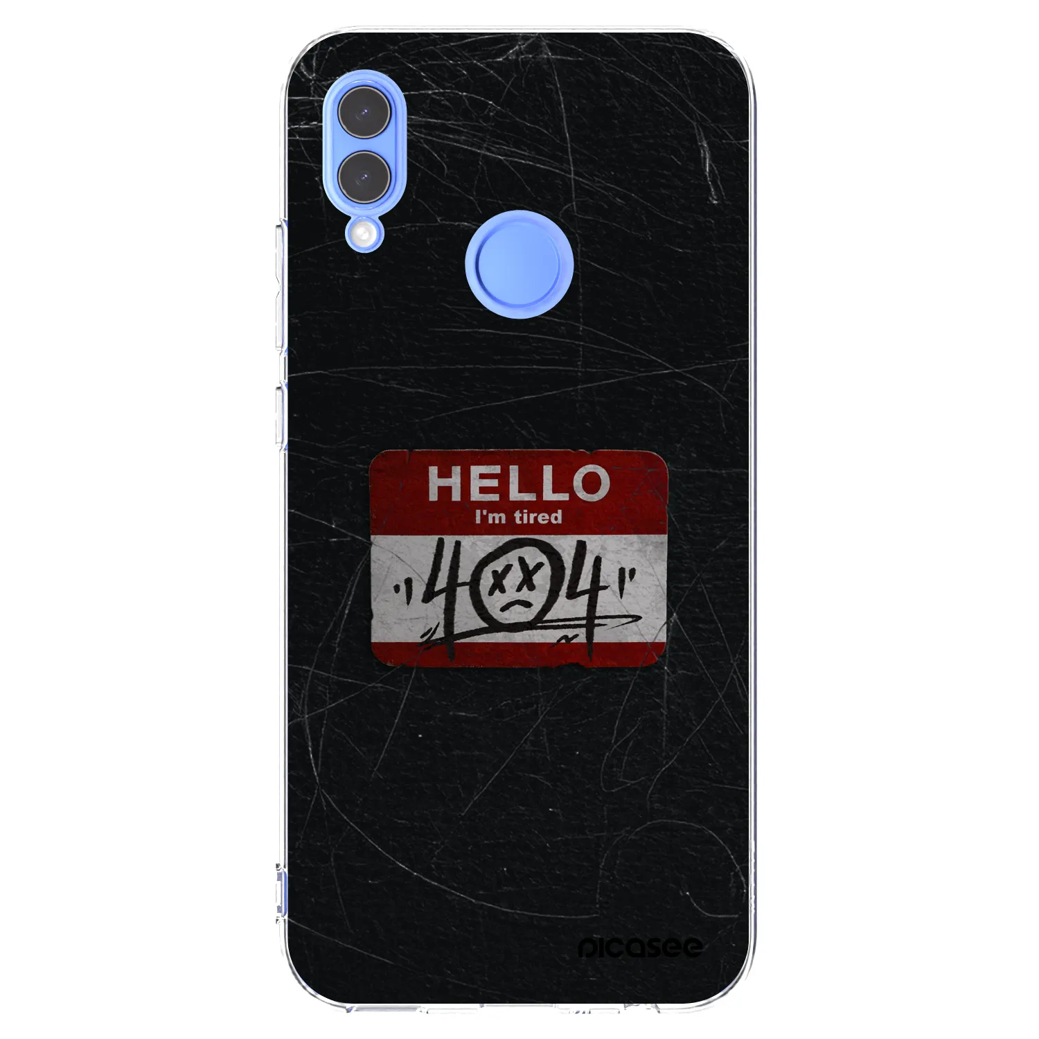 Picasee διαφανής θήκη σιλικόνης Honor 10 Lite - HELLO 404
