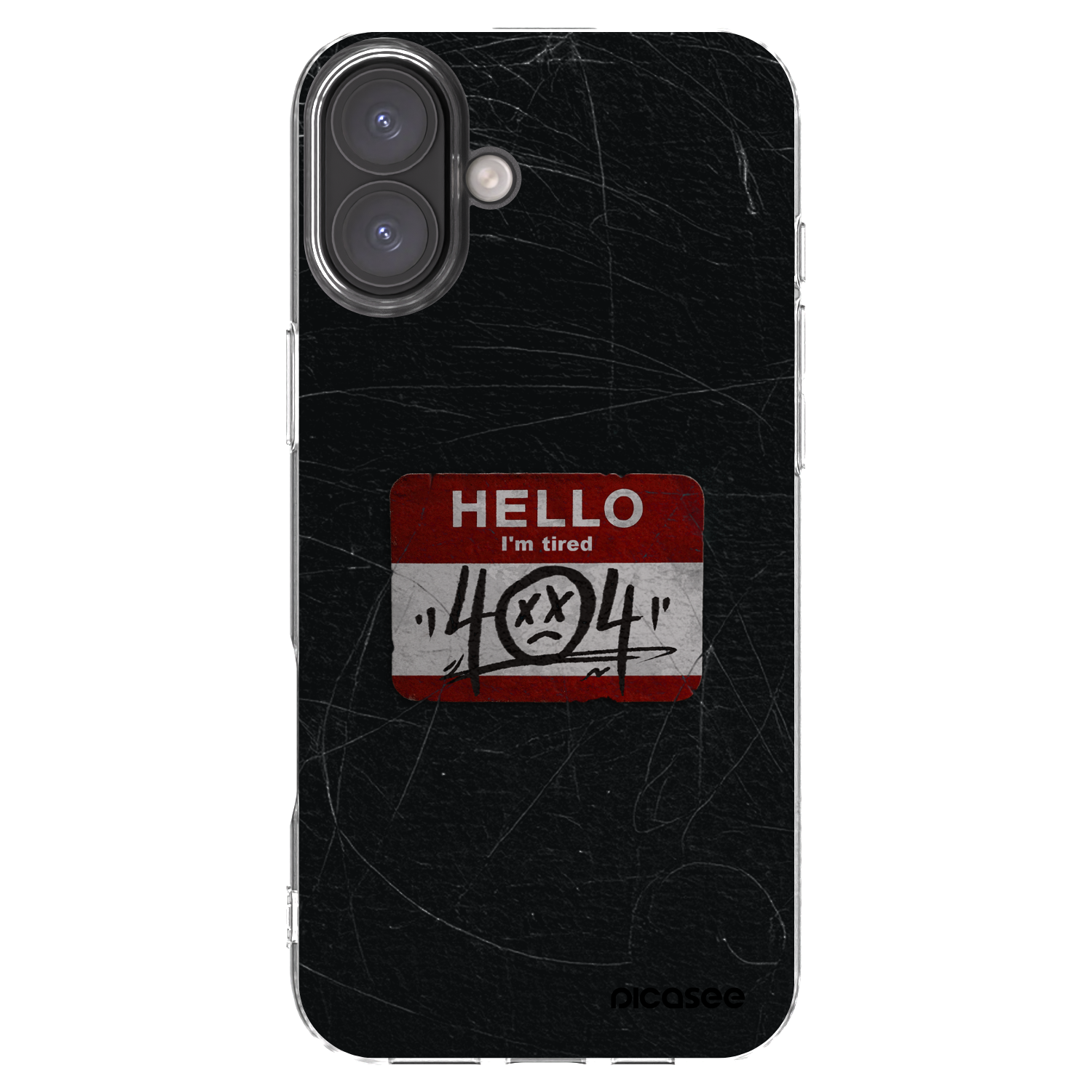 Picasee διαφανής θήκη σιλικόνης Apple iPhone 16 Plus - HELLO 404