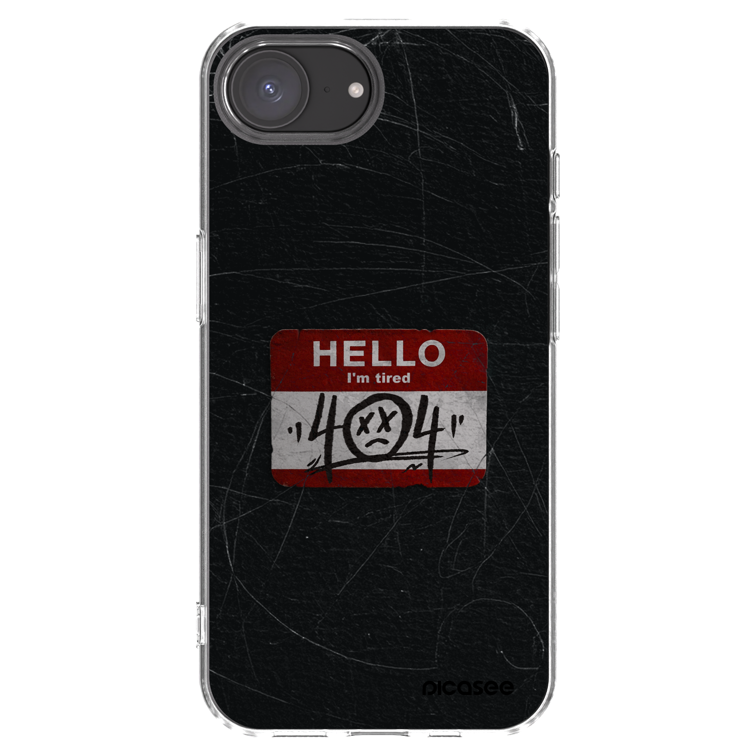 Picasee διαφανής θήκη σιλικόνης Apple iPhone 16e - HELLO 404
