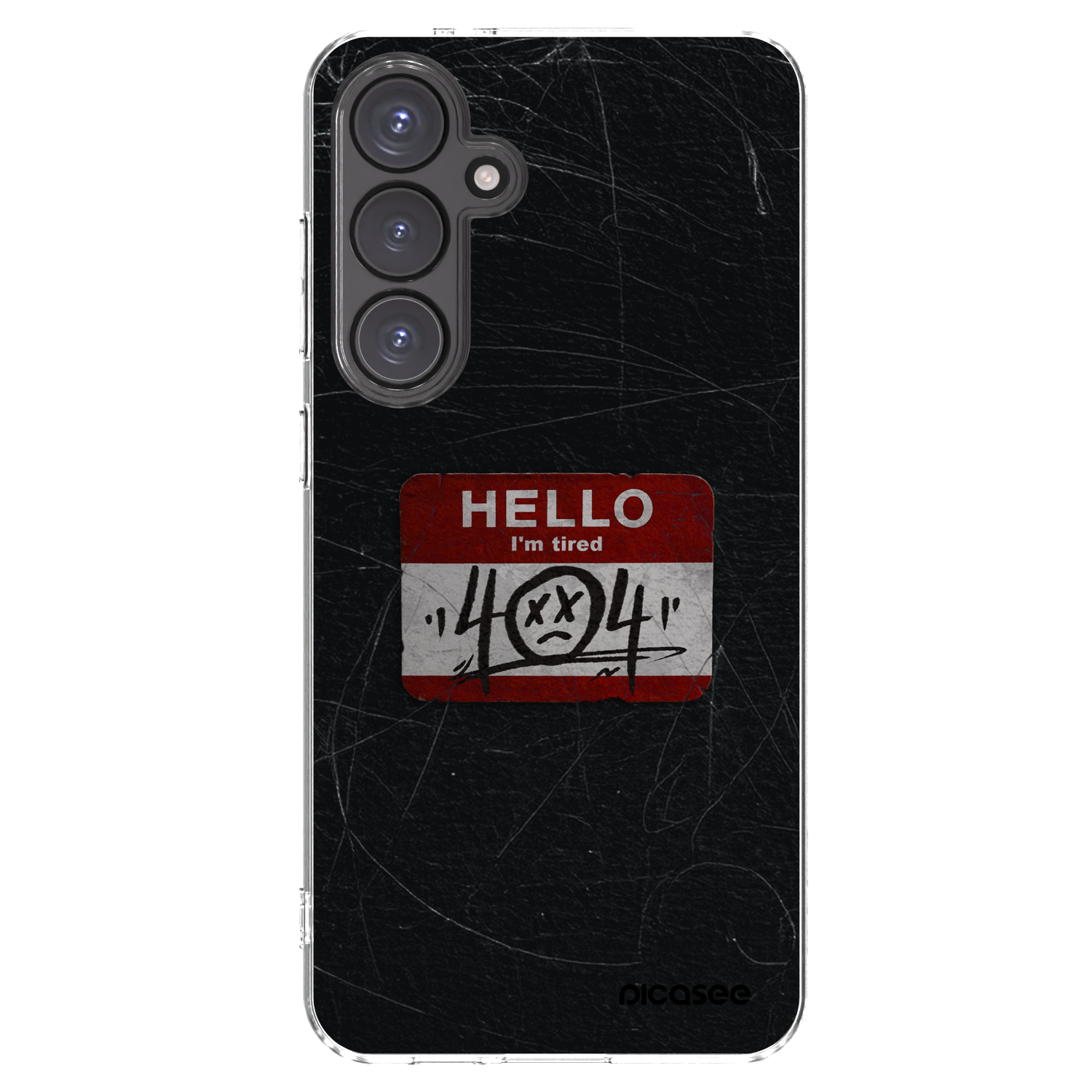 Picasee διαφανής θήκη σιλικόνης Samsung Galaxy S24 FE S721B - HELLO 404