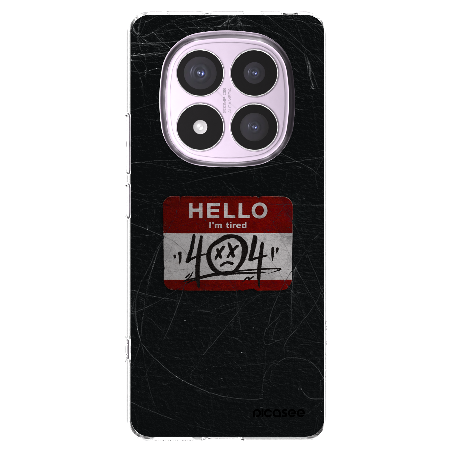 Picasee διαφανής θήκη σιλικόνης Xiaomi Redmi Note 14 Pro 5G - HELLO 404