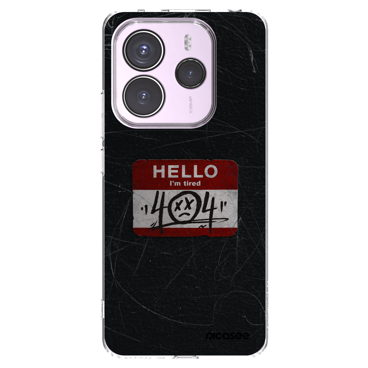 Picasee διαφανής θήκη σιλικόνης Xiaomi Redmi Note 14 5G - HELLO 404