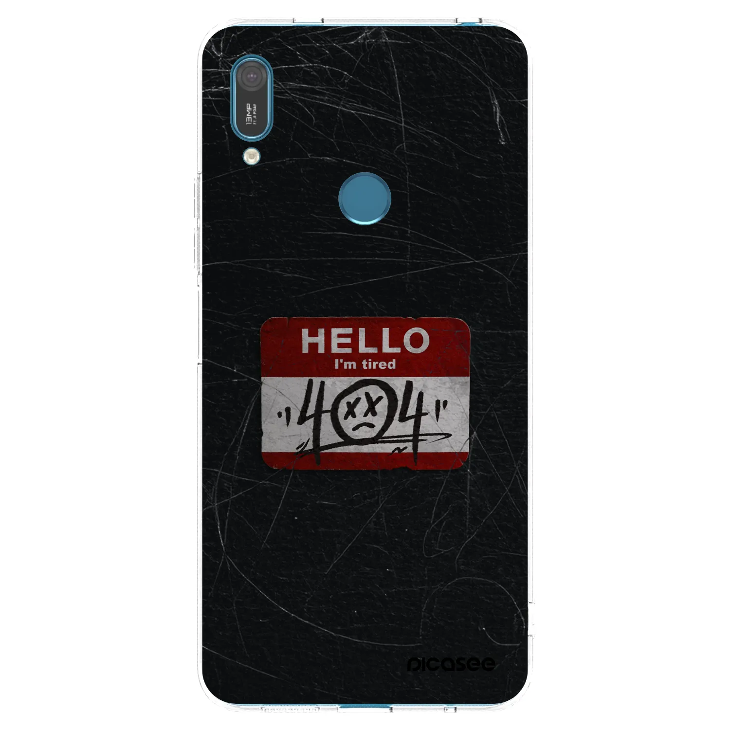 Picasee διαφανής θήκη σιλικόνης Huawei Y7 2019 - HELLO 404