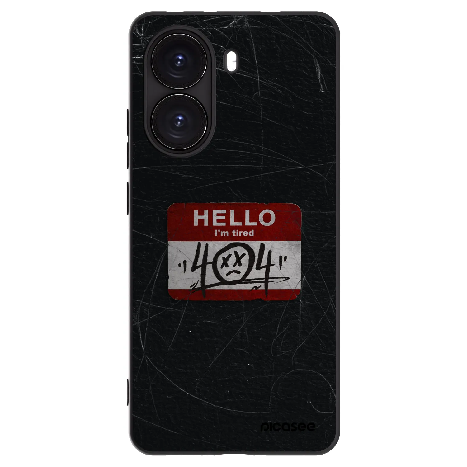 Picasee Μαύρη θήκη σιλικόνης για Xiaomi Poco X7 Pro 5G - HELLO 404