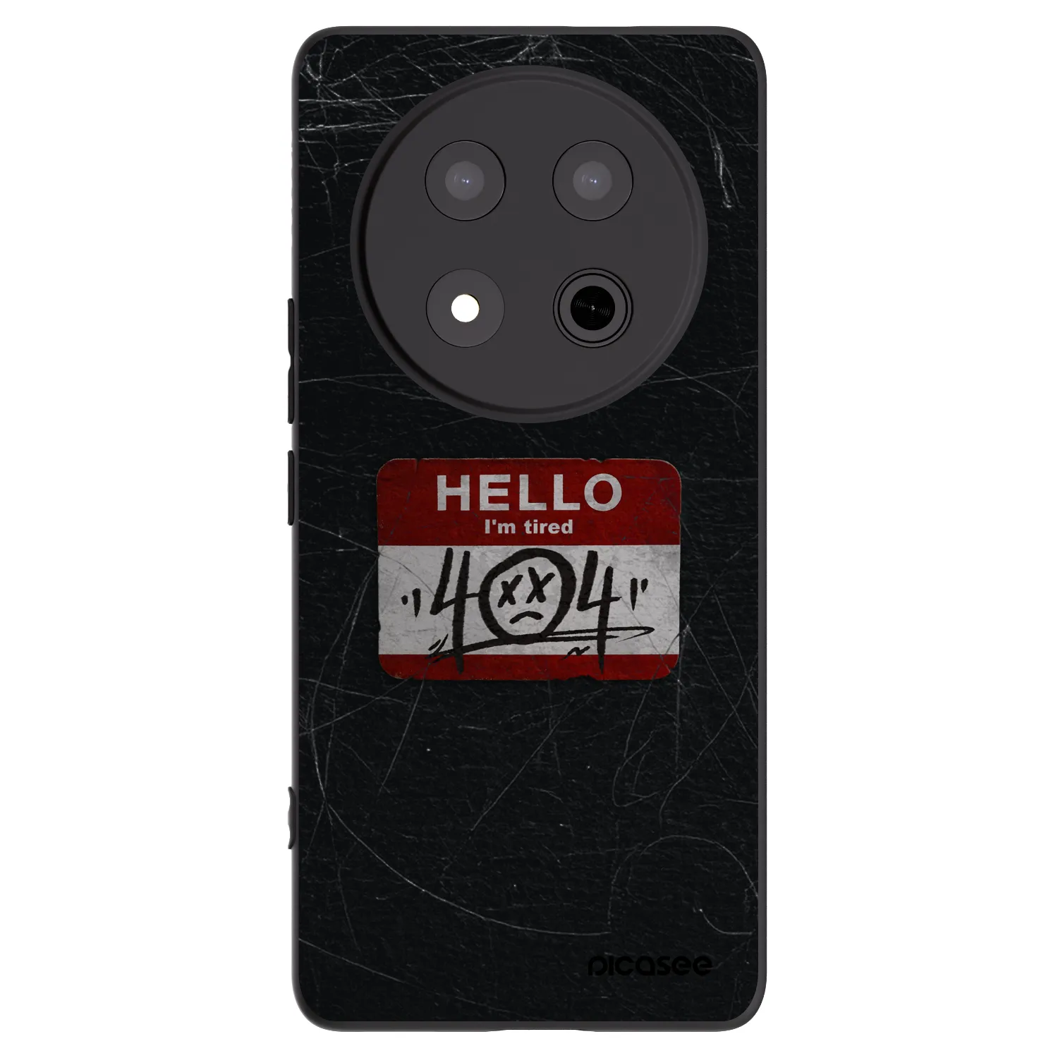 Picasee Μαύρη θήκη σιλικόνης για Honor Magic7 Lite 5G - HELLO 404