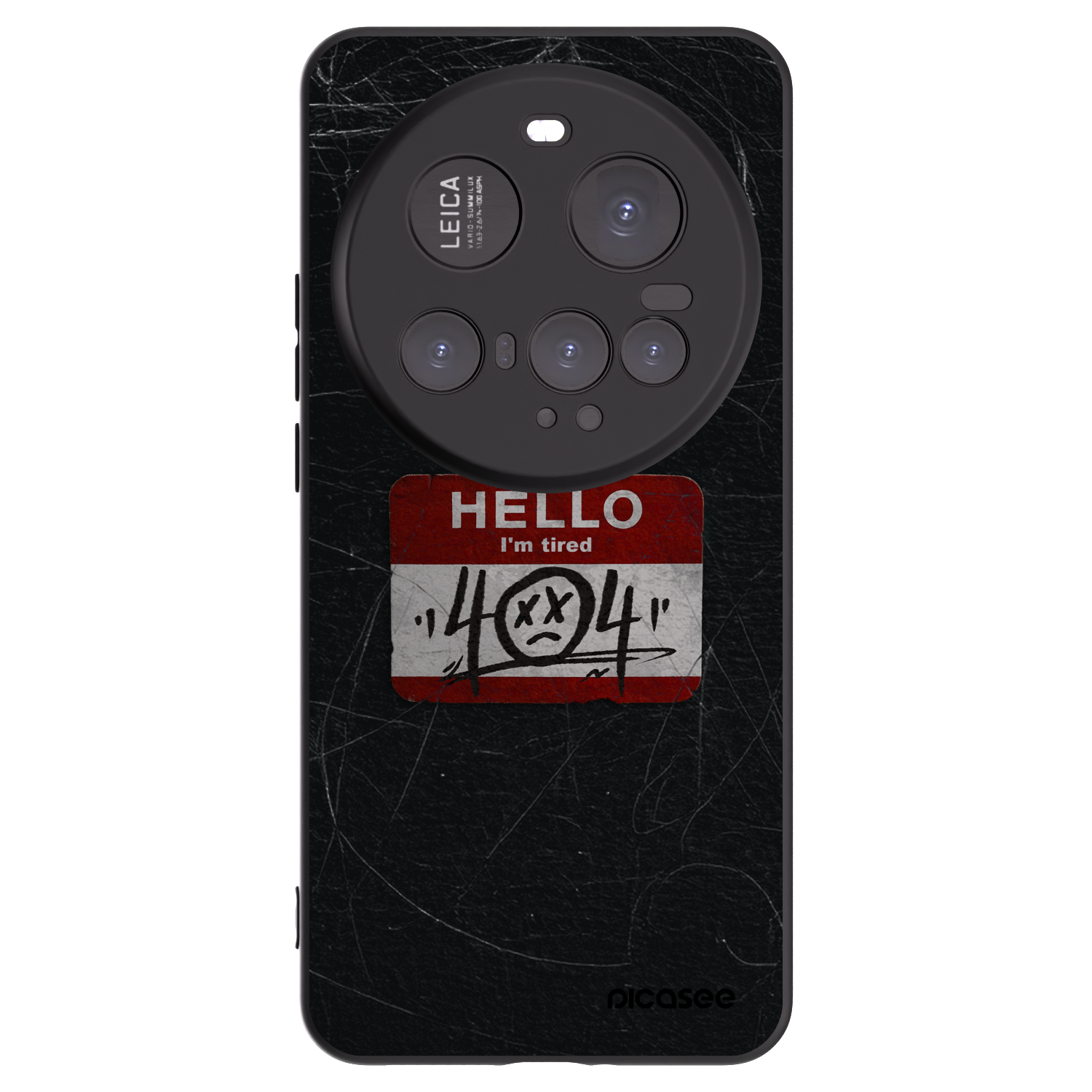 Picasee Μαύρη θήκη σιλικόνης για Xiaomi 15 Ultra - HELLO 404