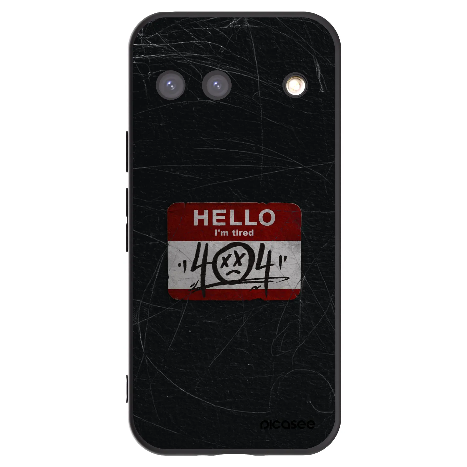 Picasee Μαύρη θήκη σιλικόνης για Google Pixel 9 - HELLO 404