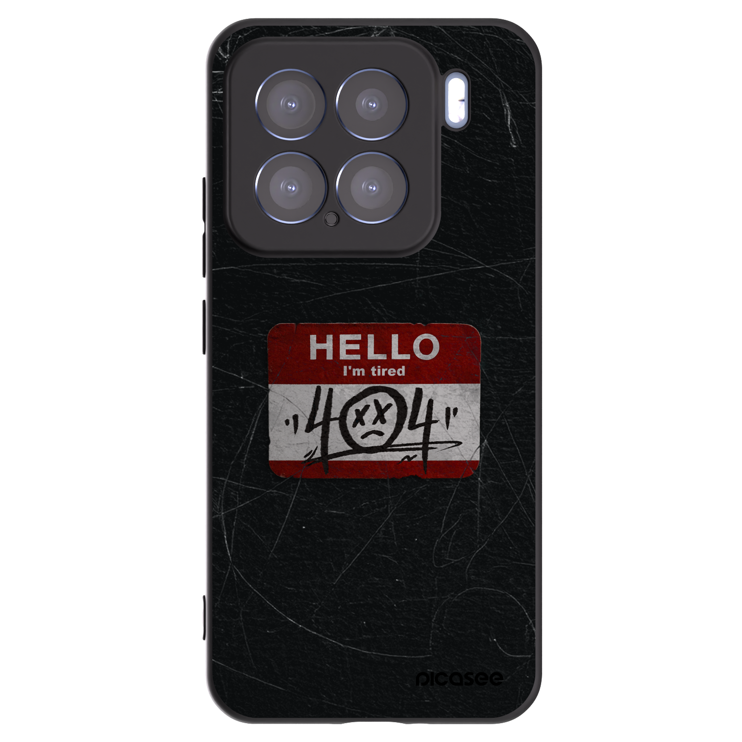 Picasee Μαύρη θήκη σιλικόνης για Xiaomi 15 - HELLO 404