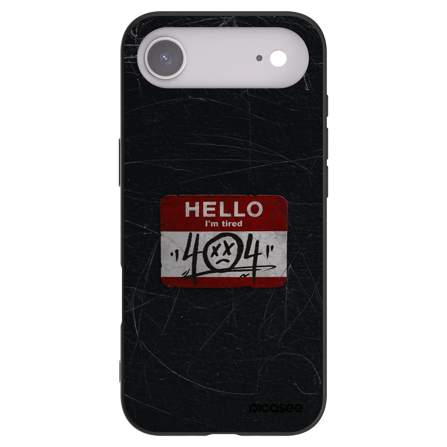 Picasee Μαύρη θήκη σιλικόνης για Apple iPhone Air - HELLO 404