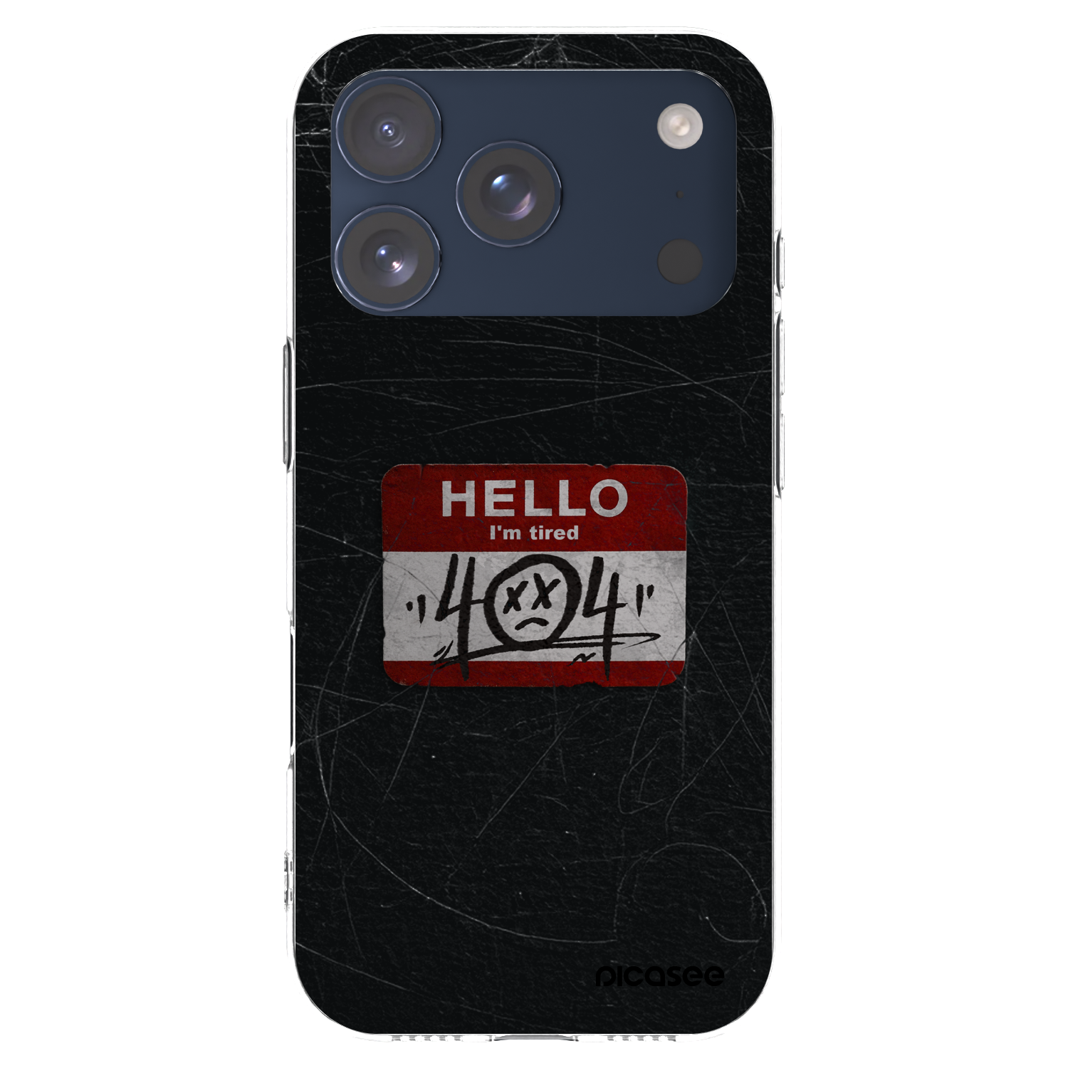 Picasee διαφανής θήκη σιλικόνης Apple iPhone 17 Pro - HELLO 404