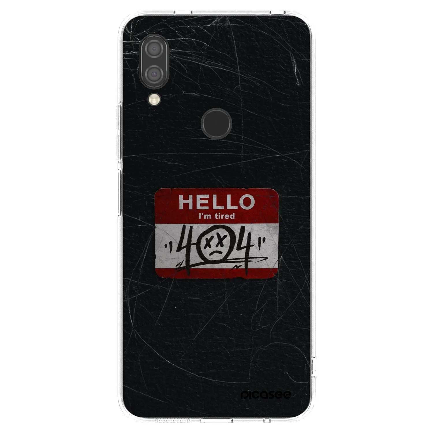 Picasee διαφανής θήκη σιλικόνης Xiaomi Redmi 7 - HELLO 404