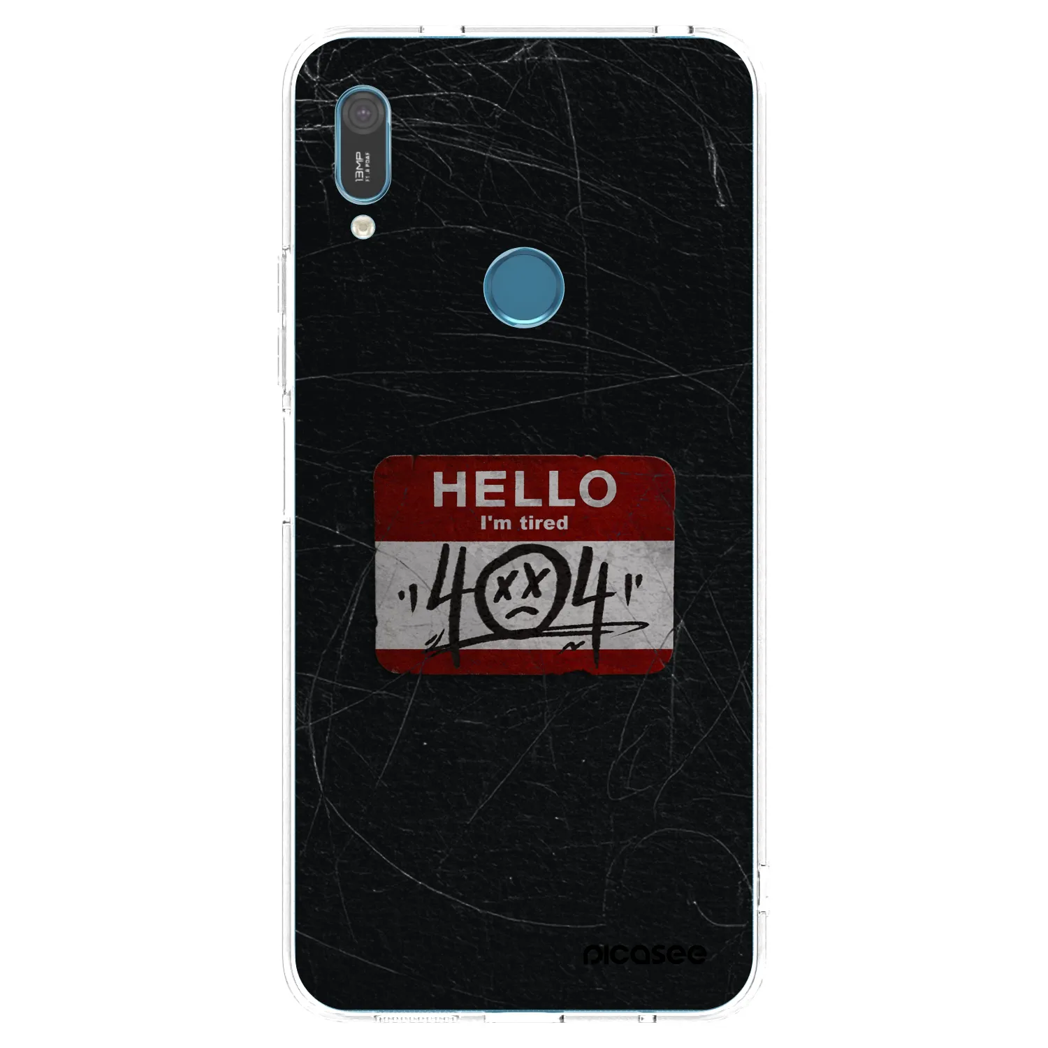 Picasee διαφανής θήκη σιλικόνης Huawei Y6 2019 - HELLO 404