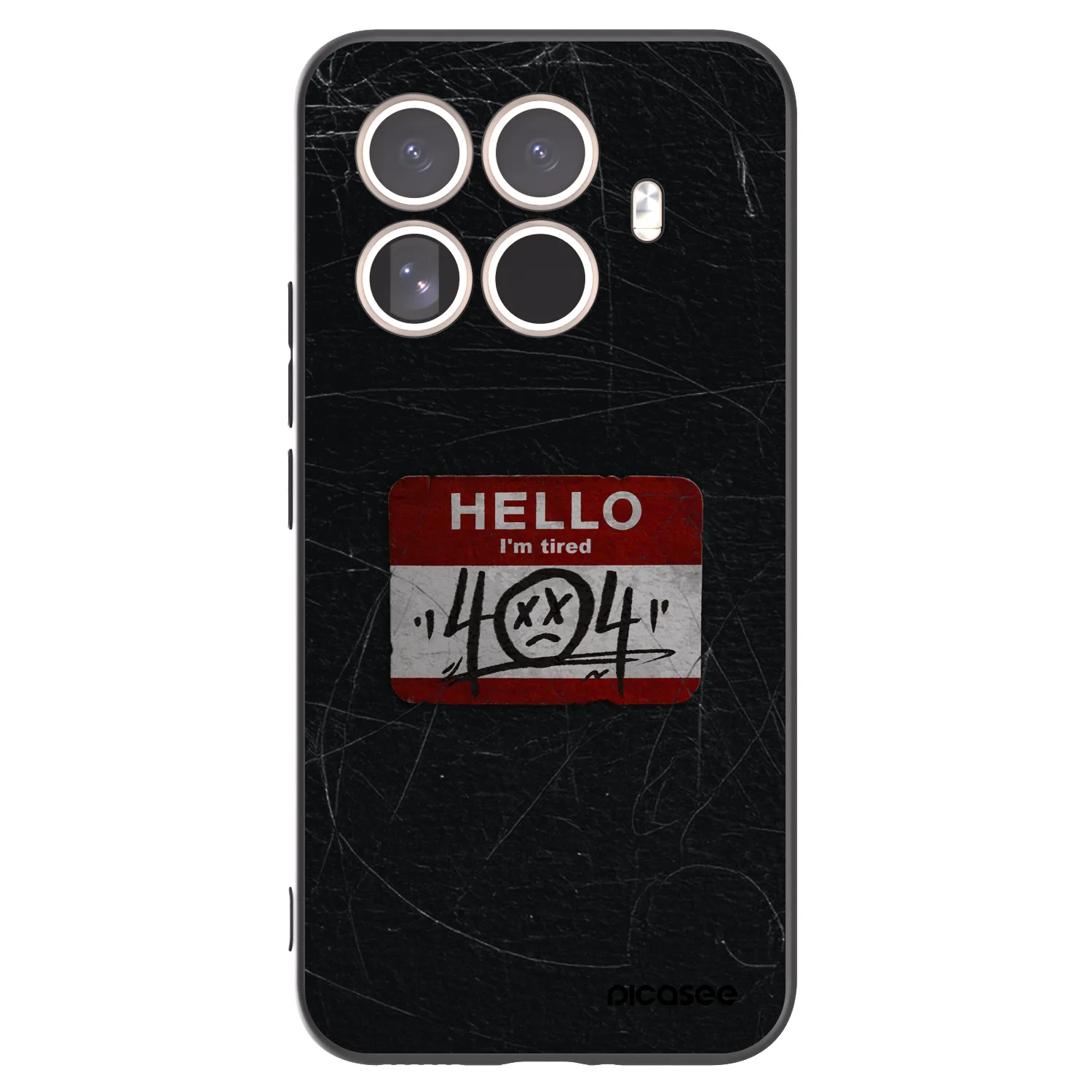 Picasee Μαύρη θήκη σιλικόνης για Xiaomi 15T Pro - HELLO 404